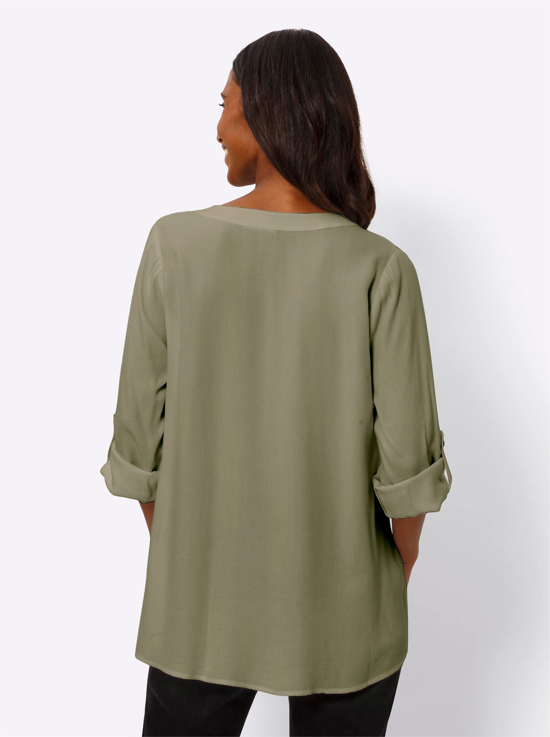 heine Klassische Bluse Bluse Langarm
