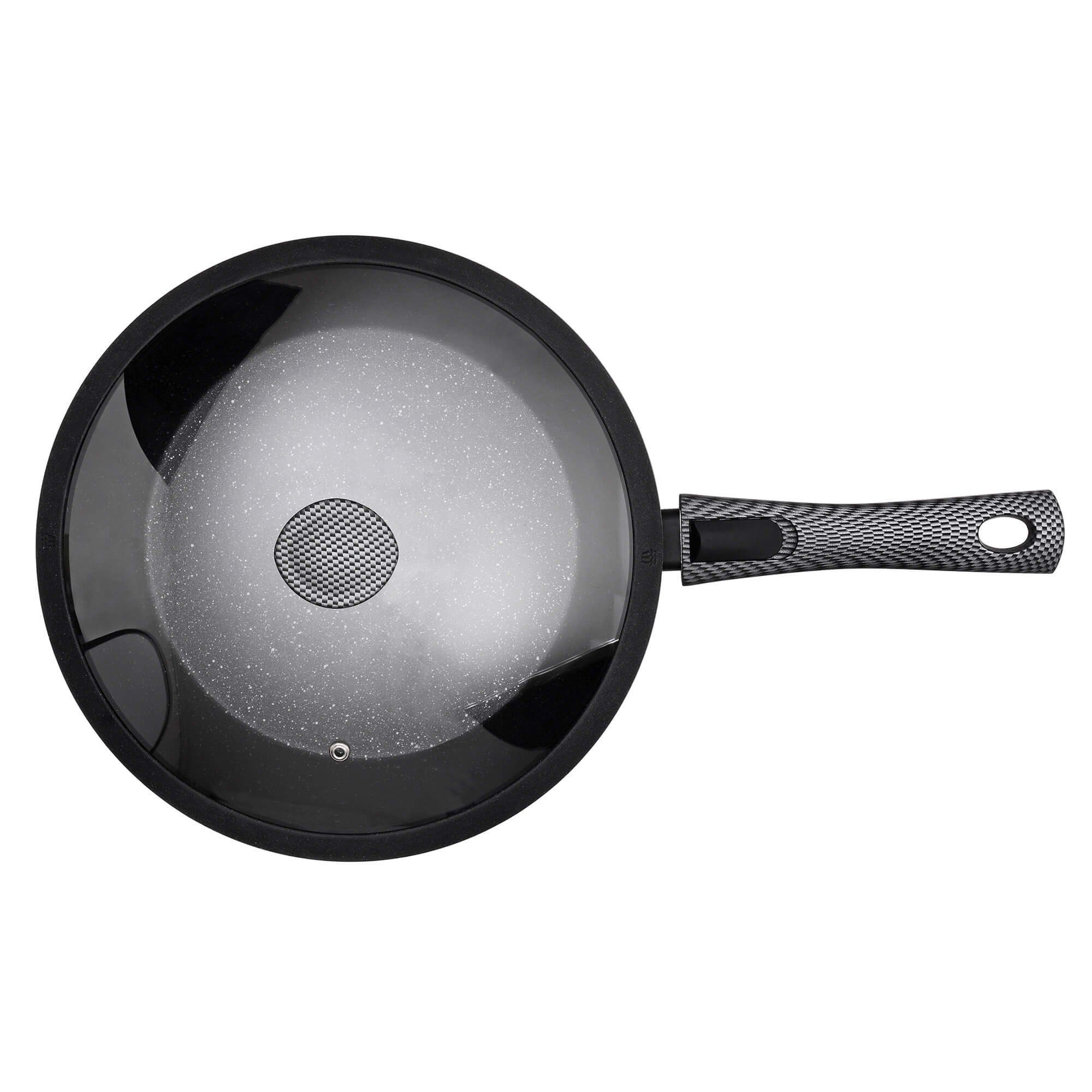 GRÄWE Bratpfanne GRÄWE Pfanne Aluminium 28 cm, mit abnehmbarem Griff, Deckel und Wender – Bild 3 von 5