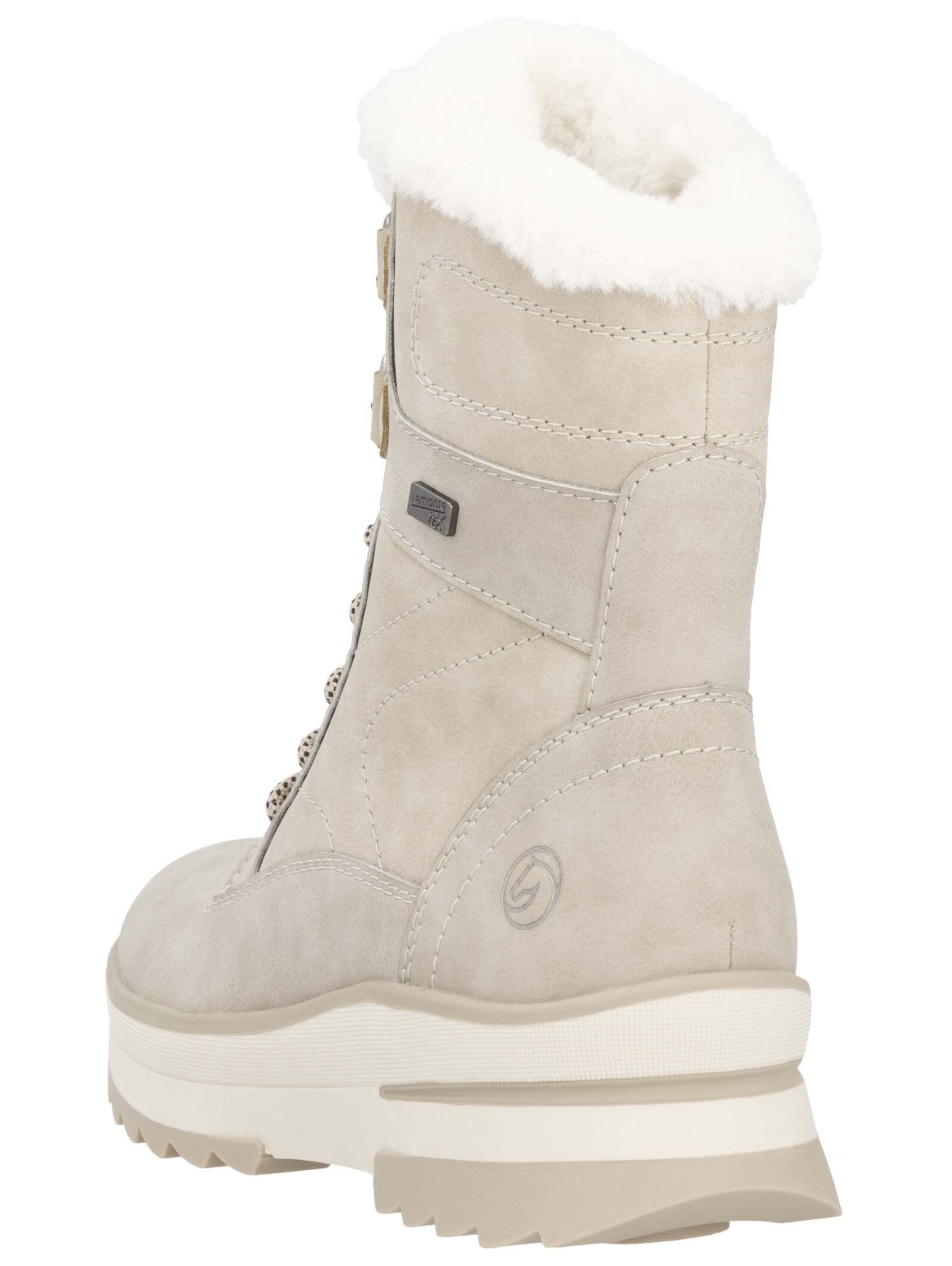 Remonte Remonte Stiefelette Veloursleder Schnürstiefelette