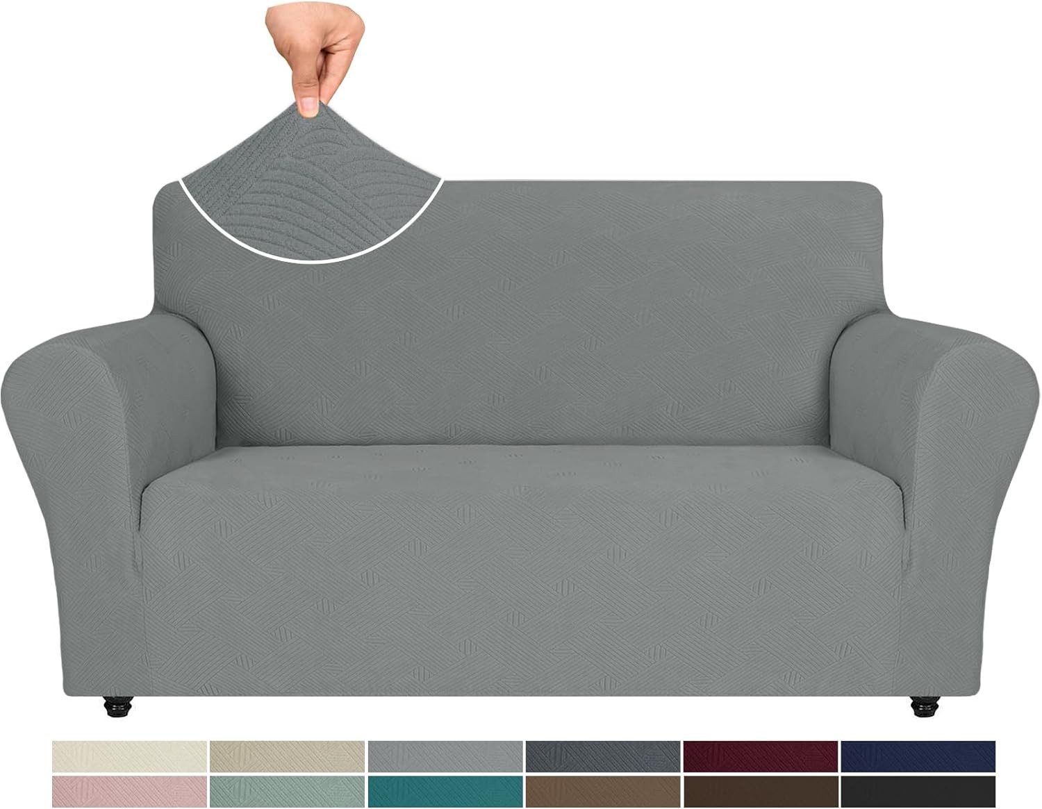 Sofahusse Stretch Sofabezug, Sofa Überzug 1/2/3/4 Sitzer, Sofaschoner rutschfest