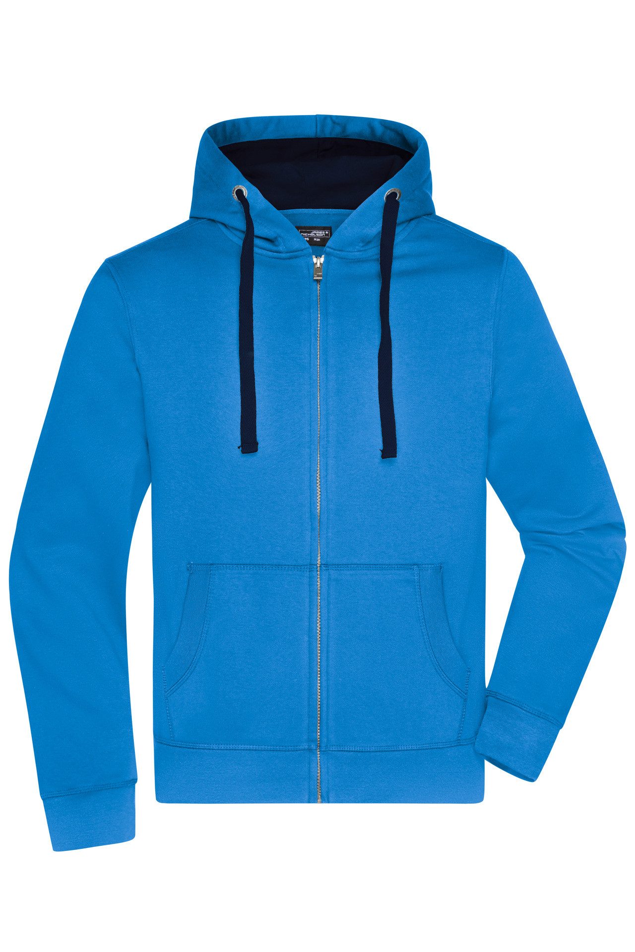James & Nicholson Sweatjacke Wasser- und schmutzabweisende Herren Kapuzen-Sweatjacke JN595 Herren Sweatjacke Bionic