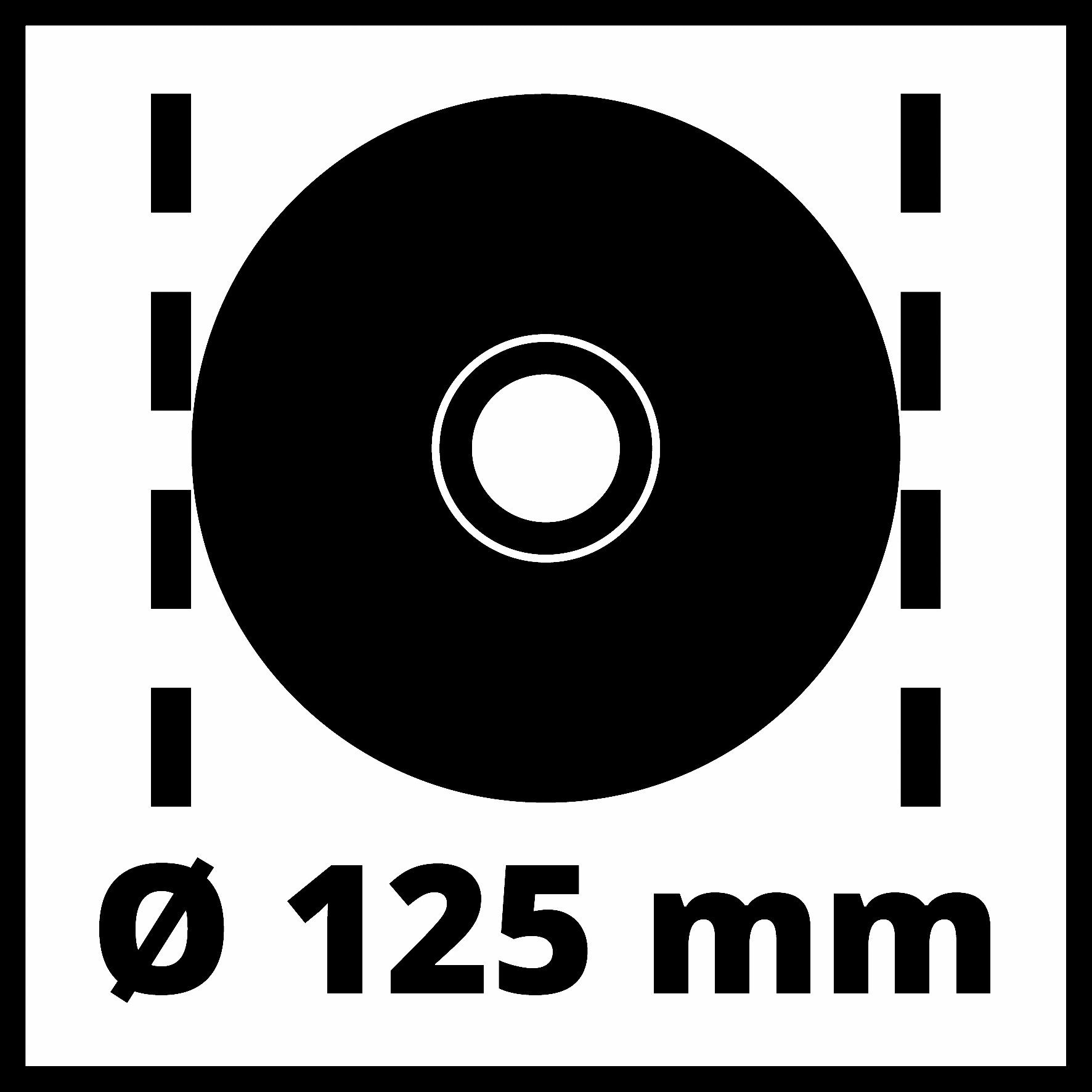 Einhell Winkelschleifer TC-AG Kit 125/850