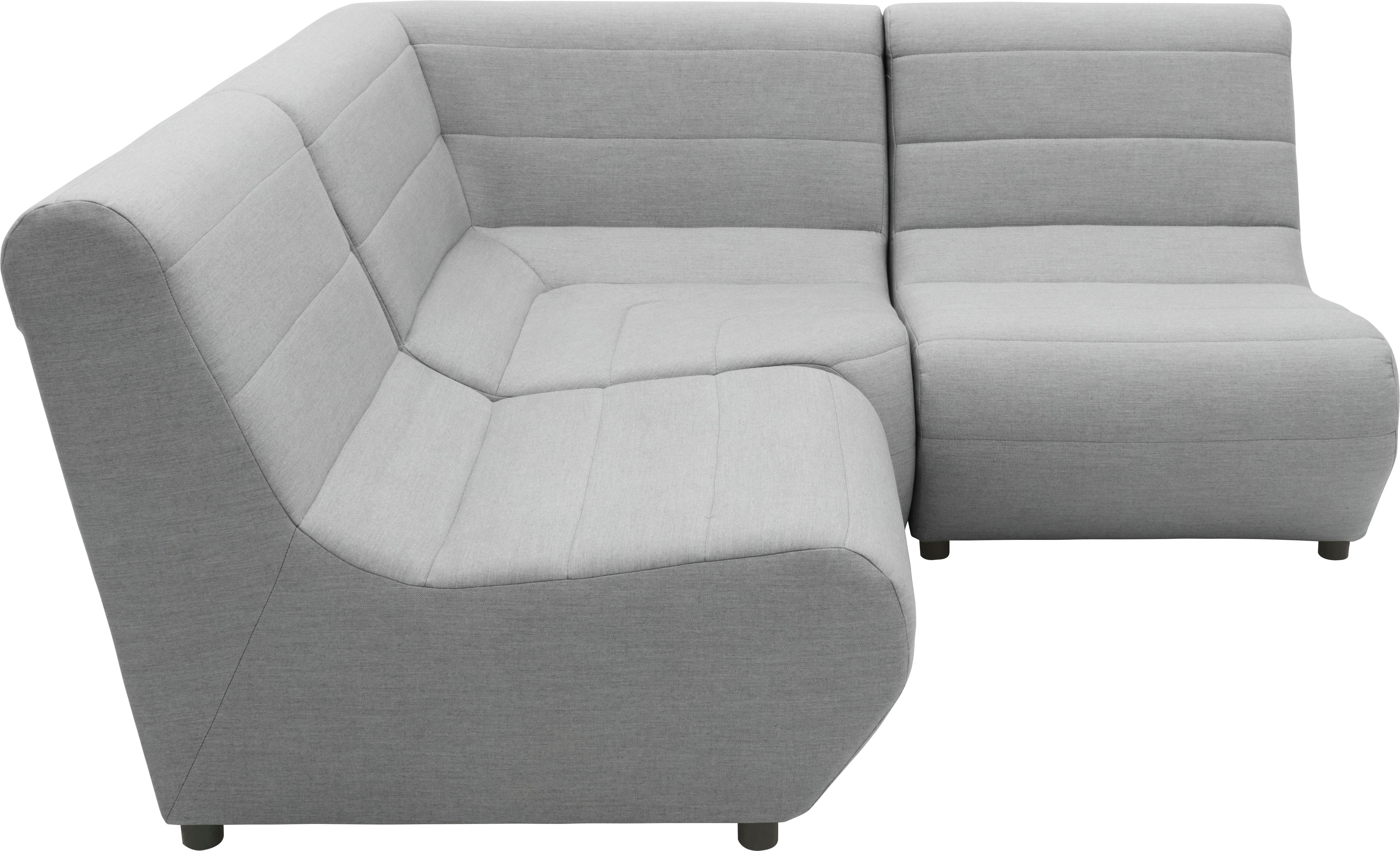 DOMO collection Ecksofa Soleil, pflegeleichter und wetterfester Bezug, Outdoor, besonderes Design und Formgebung, individuell erweiterbar