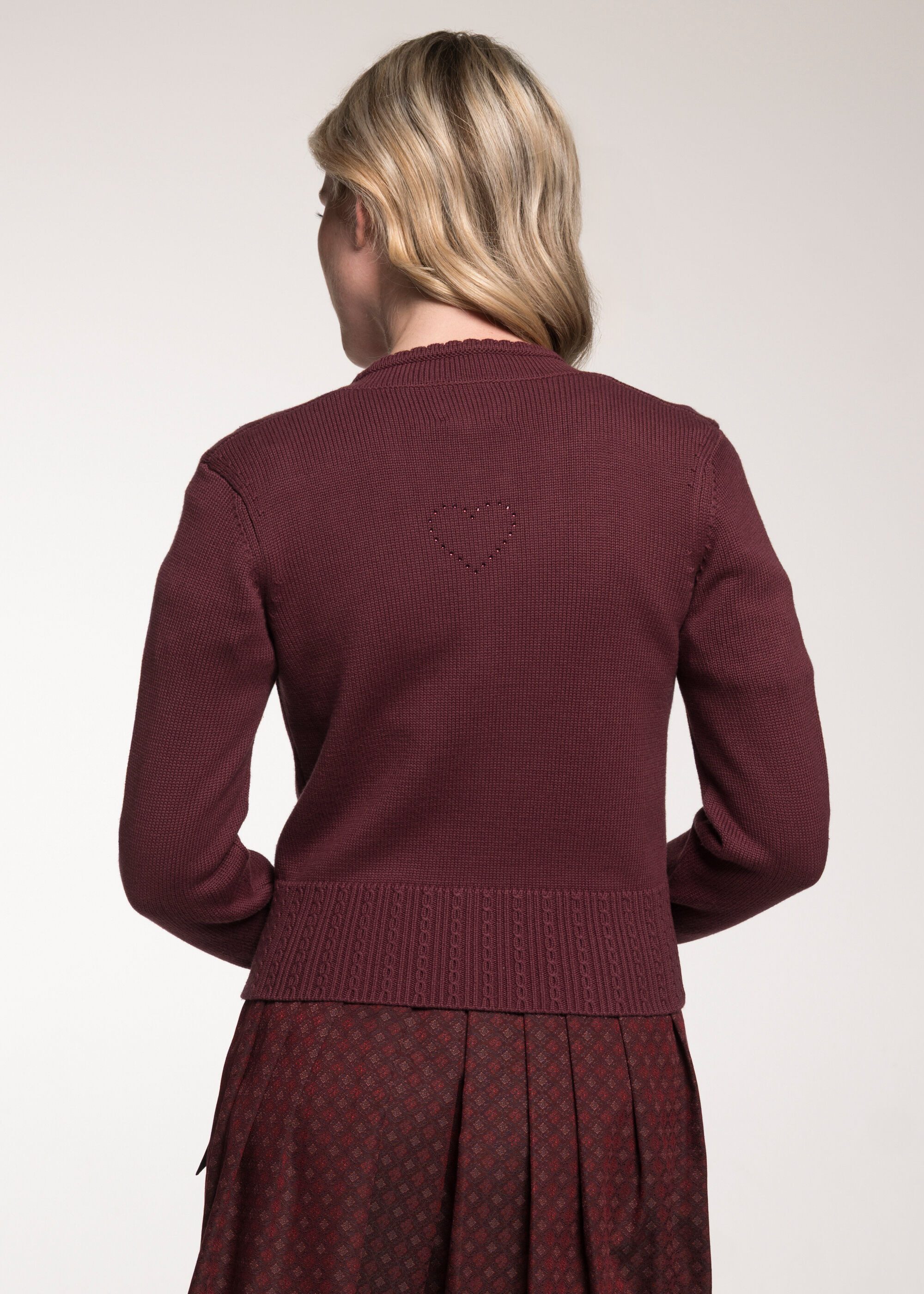 Spieth & Wensky Trachtenstrickjacke Gosina (1-tlg) mit funkelnden Knöpfen