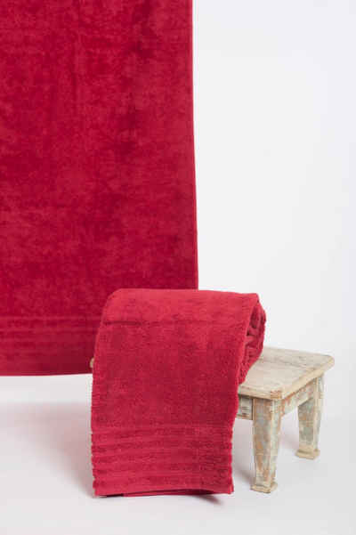 Wewo fashion Saunatuch AIDA, Frottee (1-St), 80x200 cm, Uni Farben, reine Baumwolle