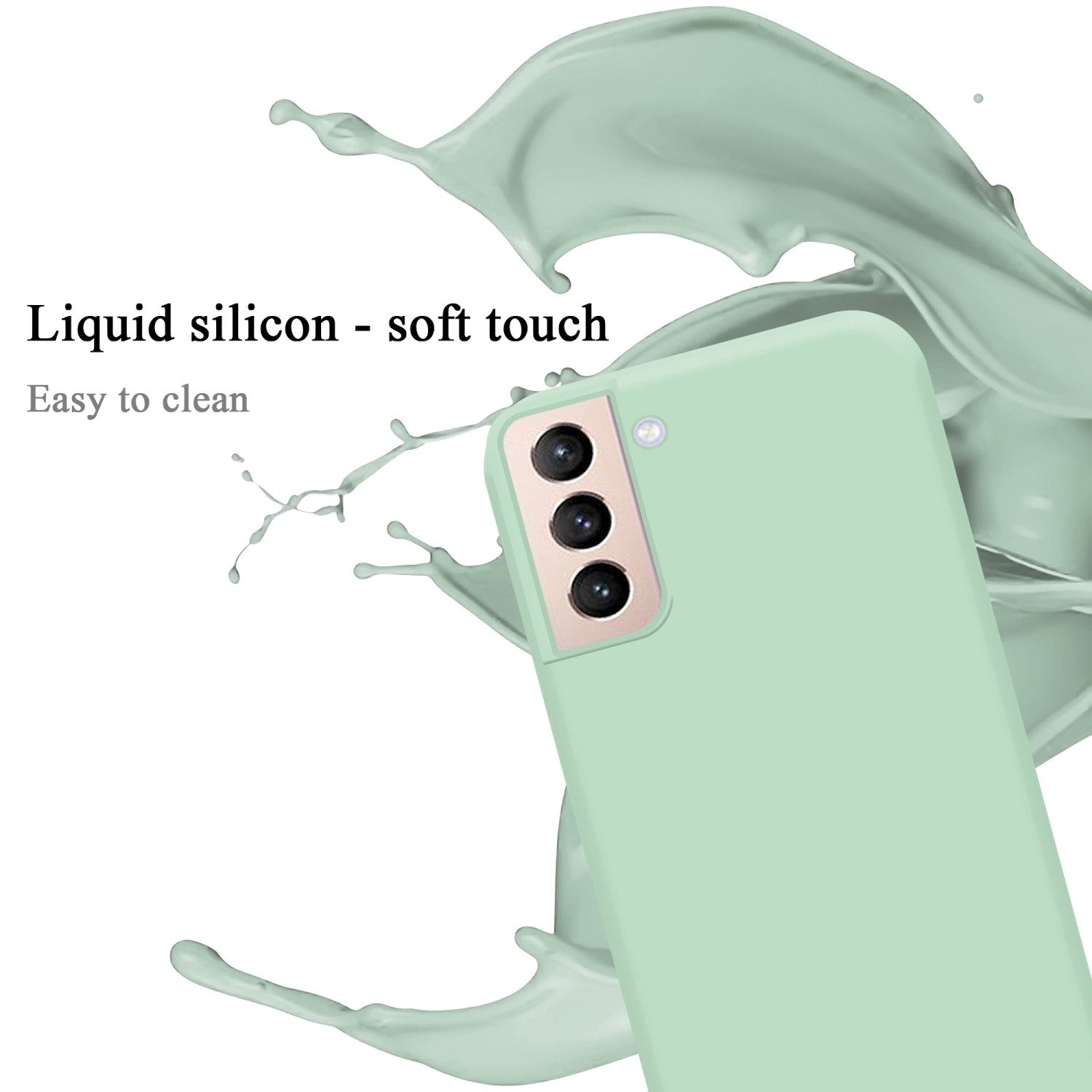 Cadorabo Handyhülle für Samsung Galaxy S22 Hülle Samsung Galaxy S22, Flexible Hülle TPU Silikon Schutzhülle Back Cover Case