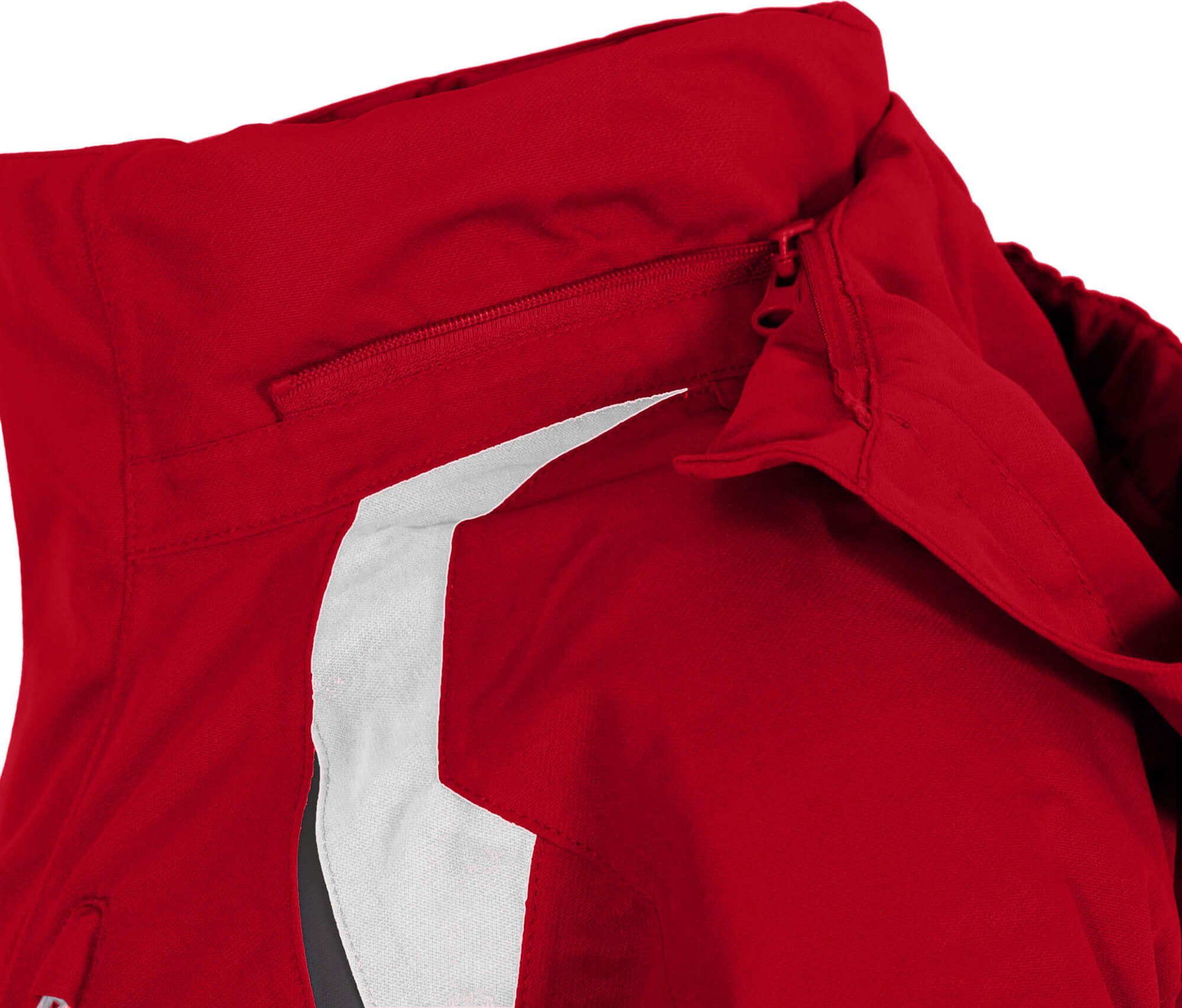 Bergson Skijacke JENS Kinder Skijacke, perfekt für junge Wintersportler, Normalgrößen, rot