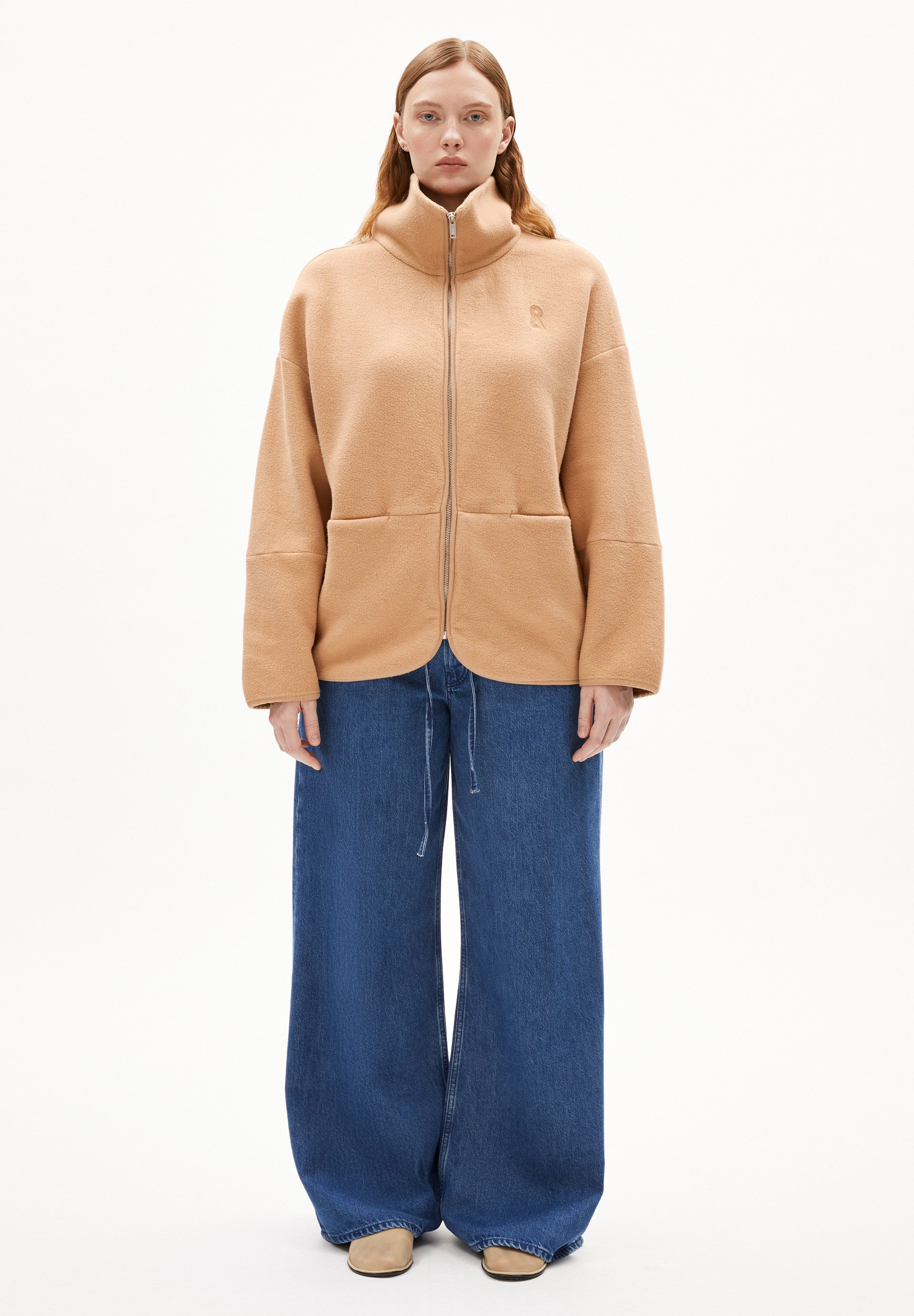 Armedangels Blouson ANAAWIL Fleecejacke aus Bio-Baumwolle günstig online kaufen