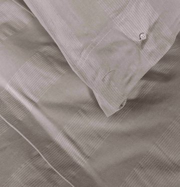 Bettwäsche Arrezo Vapor Grey 135x200 + Kissenbezug 80 x 80 cm, ZO HOME, Baumolle, 2 teilig, Bettbezug Kopfkissenbezug Set kuschelig weich hochwertig