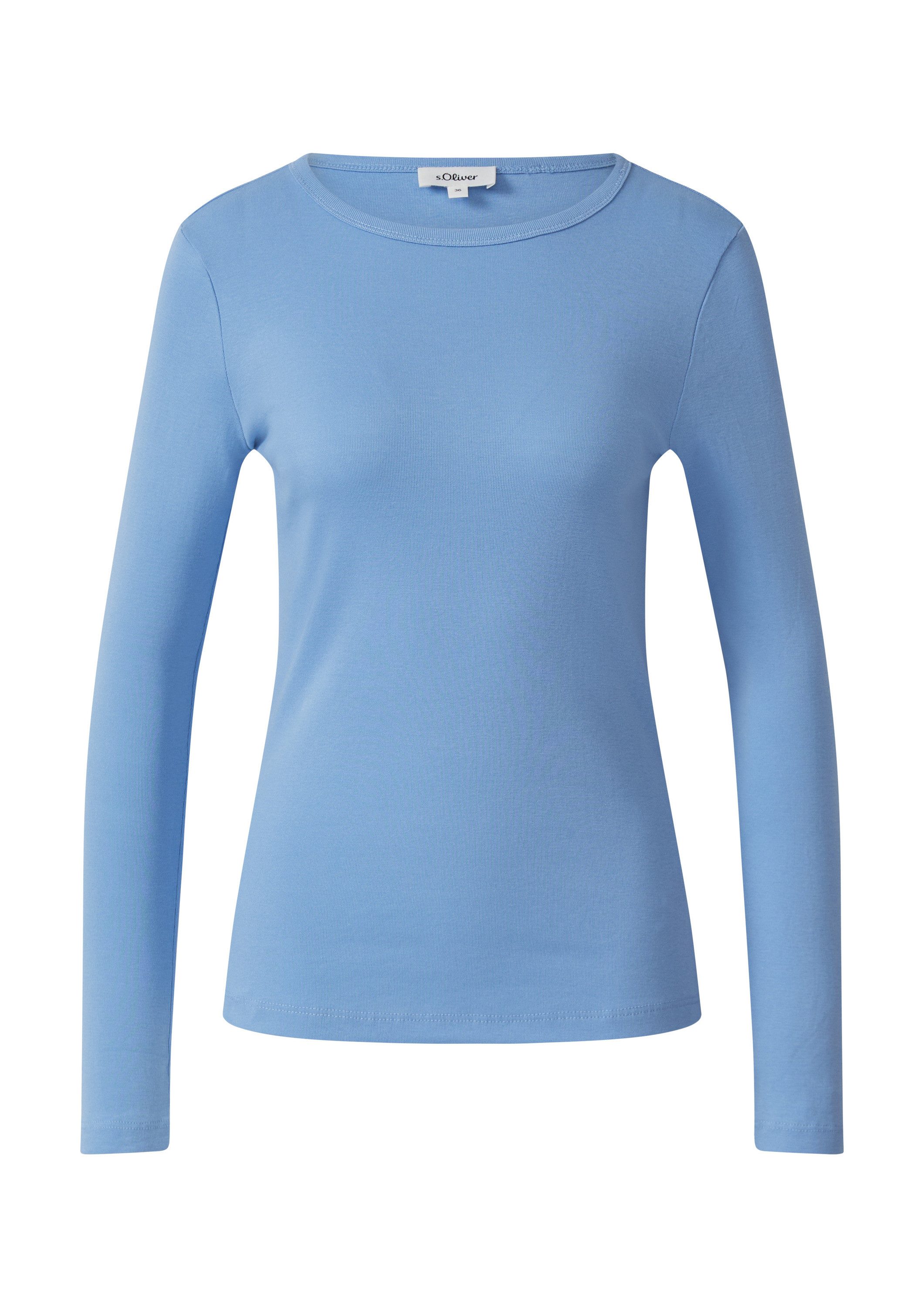 s.Oliver Langarmshirt T-Shirt Longsleeve im Slim Fit günstig online kaufen