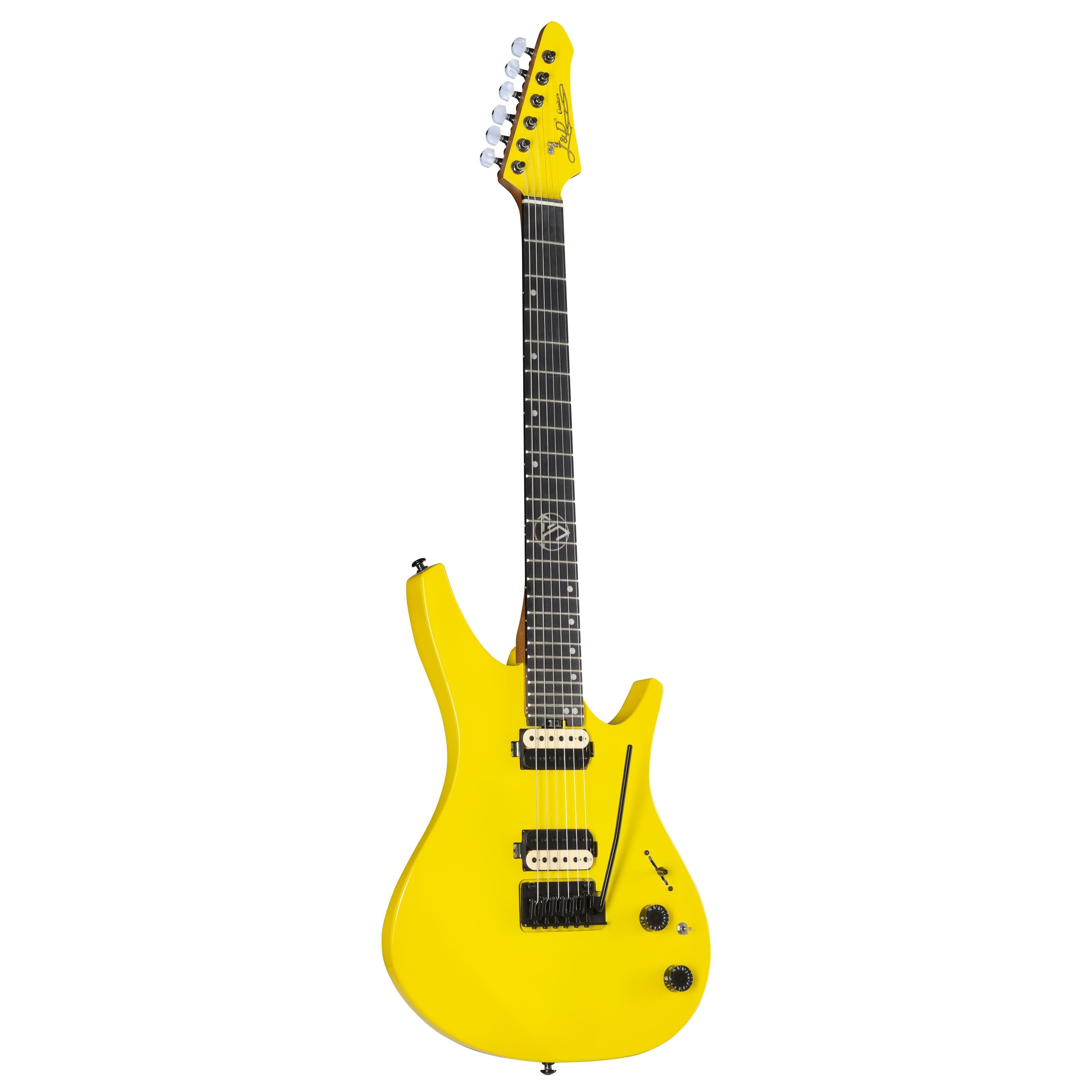 J & DX-100E - Canary Spielzeug-Musikinstrument, E-Gitarre Yellow D