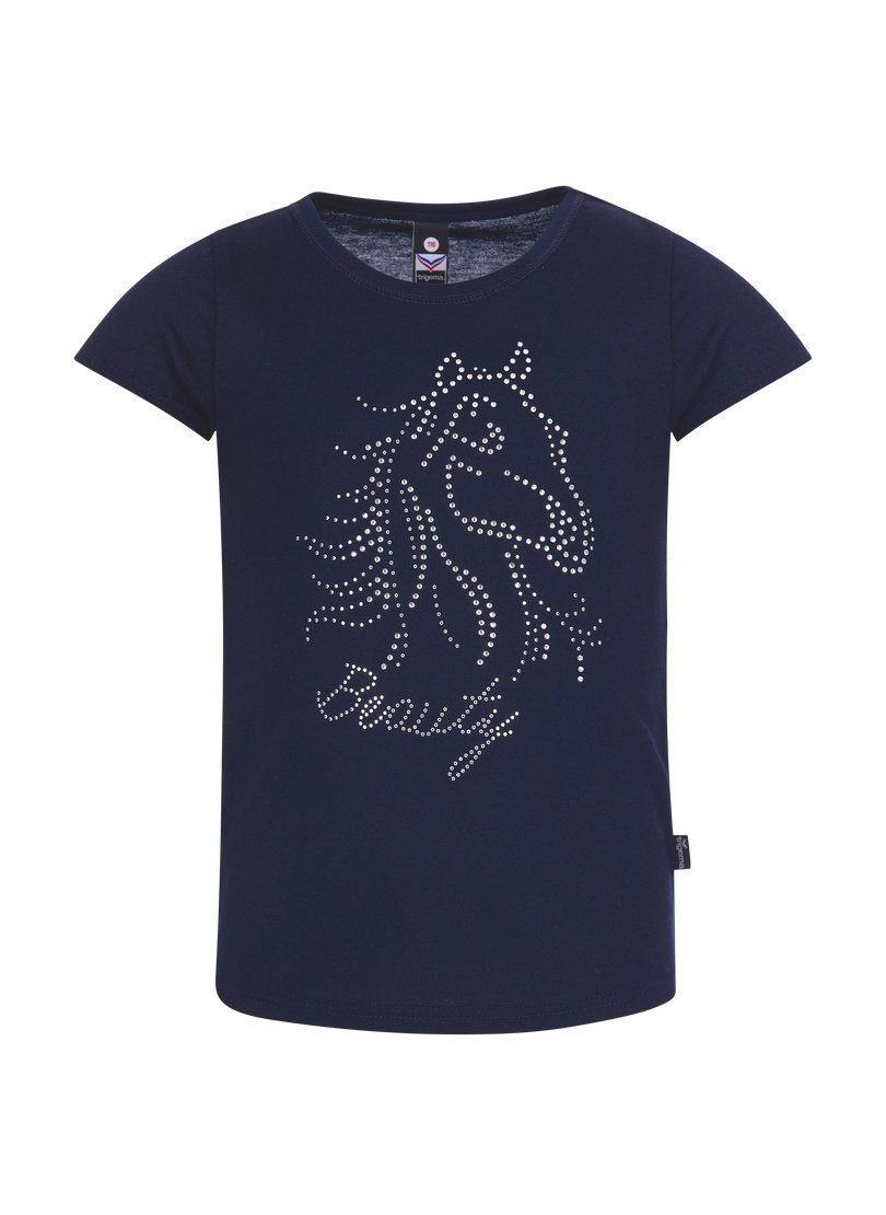 Trigema T-Shirt TRIGEMA T-Shirt mit Glitzer-Pferd