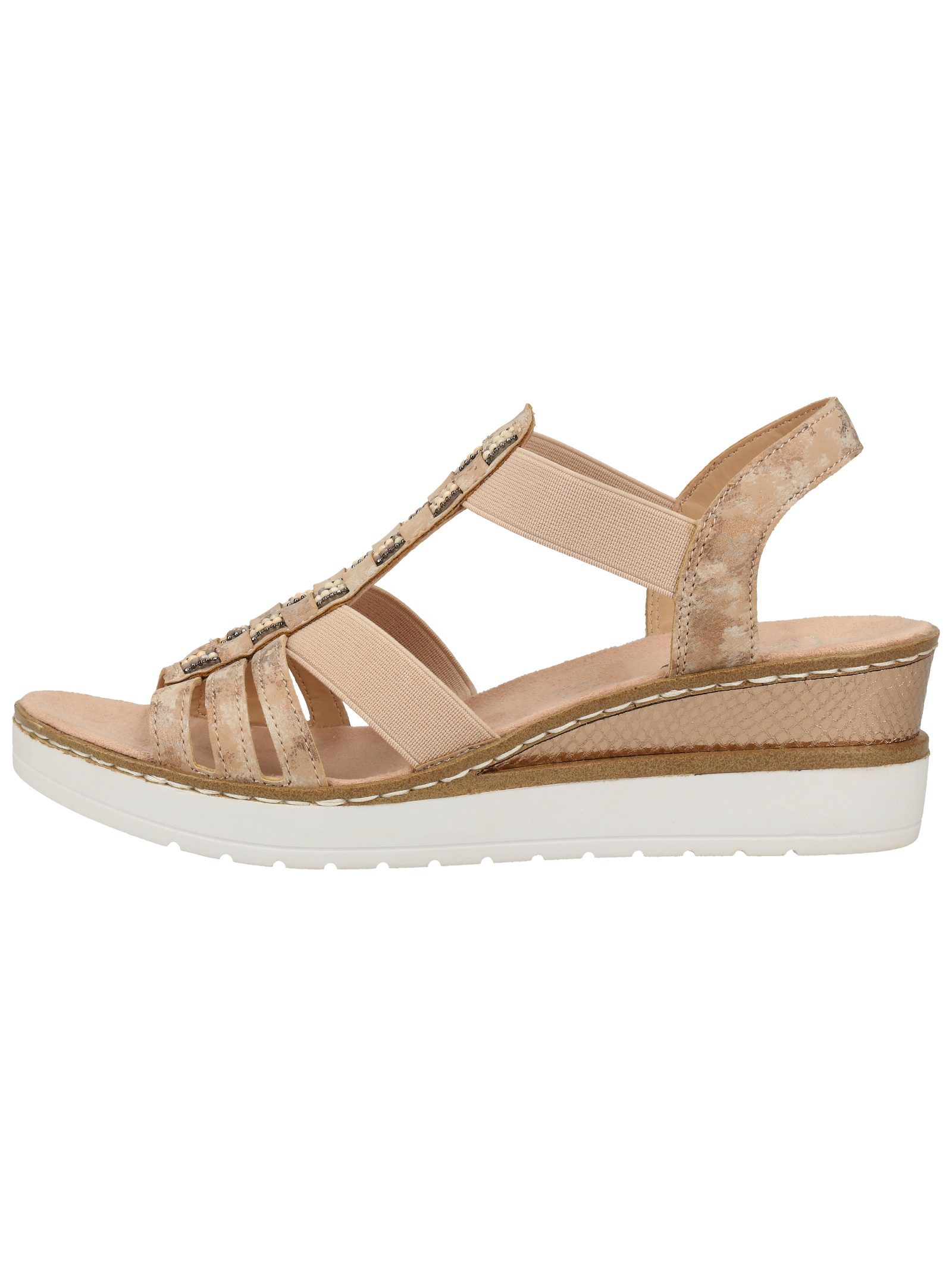 Rieker Sandalen Lederimitat . Keilsandalette