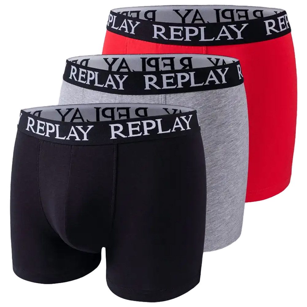 Replay Boxershorts Basic Cuff Logo günstig online kaufen