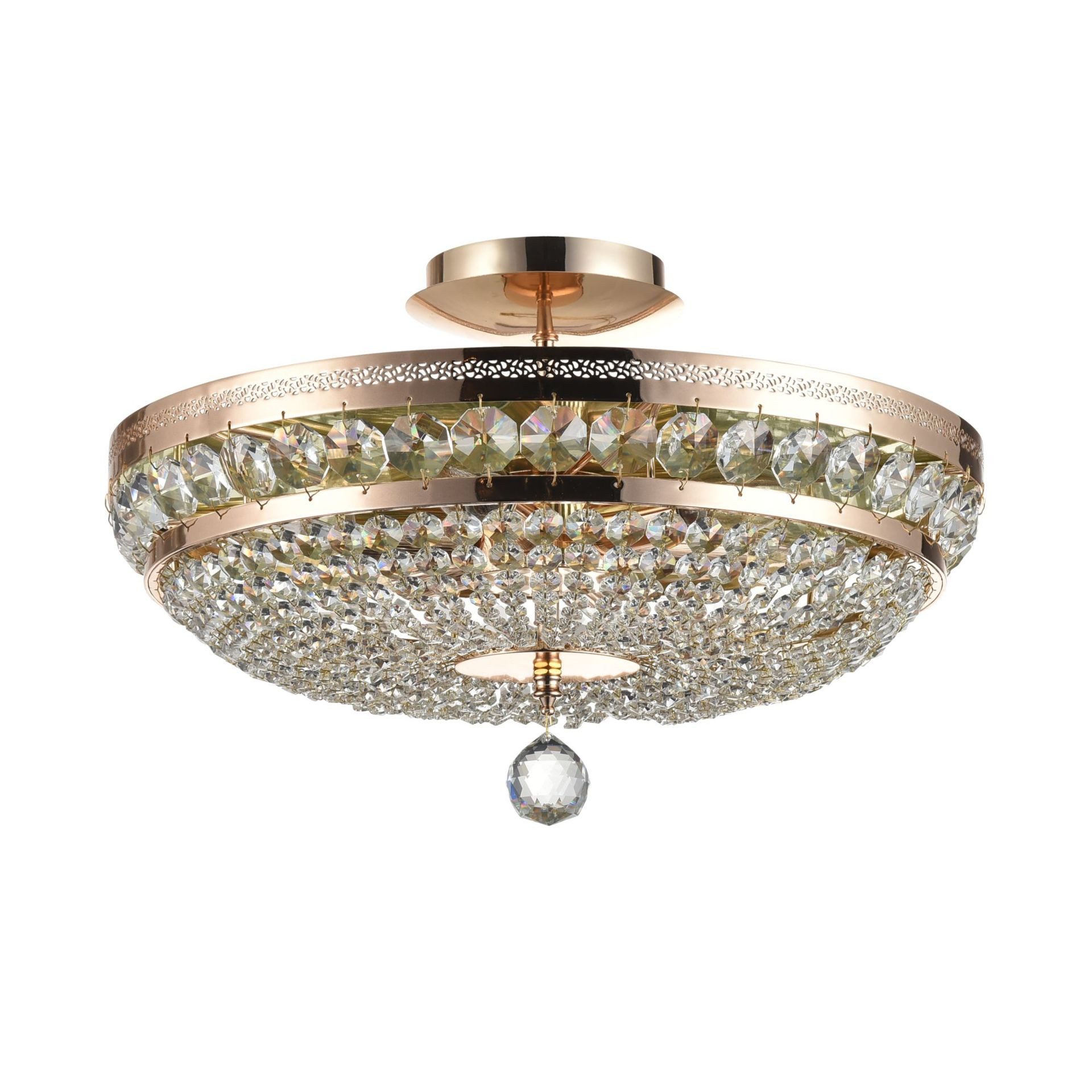 MAYTONI DECORATIVE LIGHTING Kronleuchter Ottilia 43.5x23.5x43.5 cm, ohne Leuchtmittel, hochwertige Design Lampe & dekoratives Raumobjekt