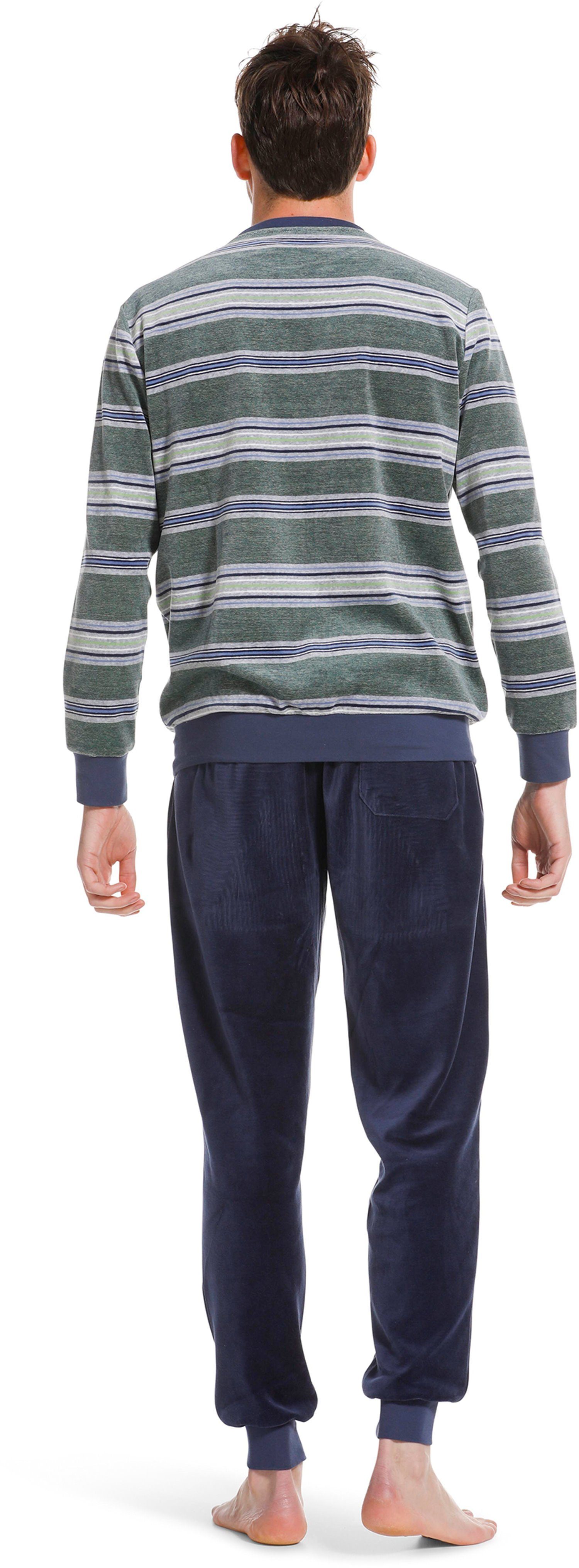 Pastunette Schlafanzug Herren Nikki Schlafanzug (2 tlg) Modisches Design,  Material: 80% Baumwolle, 20% Polyester