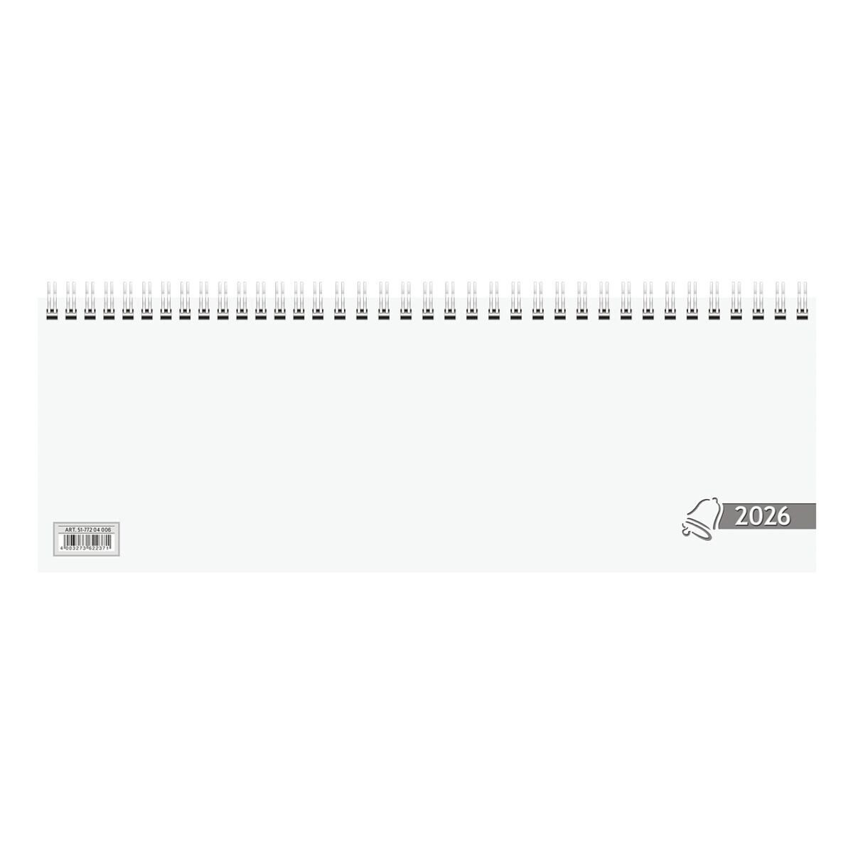 GLOCKEN Tischkalender 2026, 2 Seiten = 1 Woche