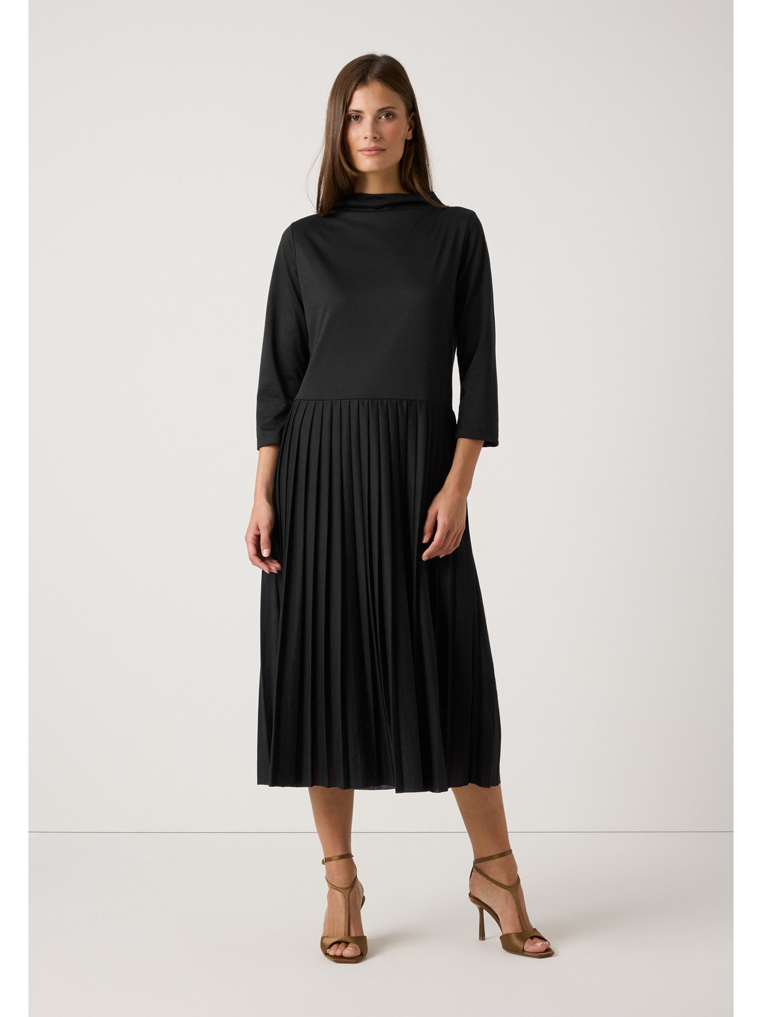 MORE&MORE Jerseykleid Schlupfkleid midi, 3/4 Arm günstig online kaufen