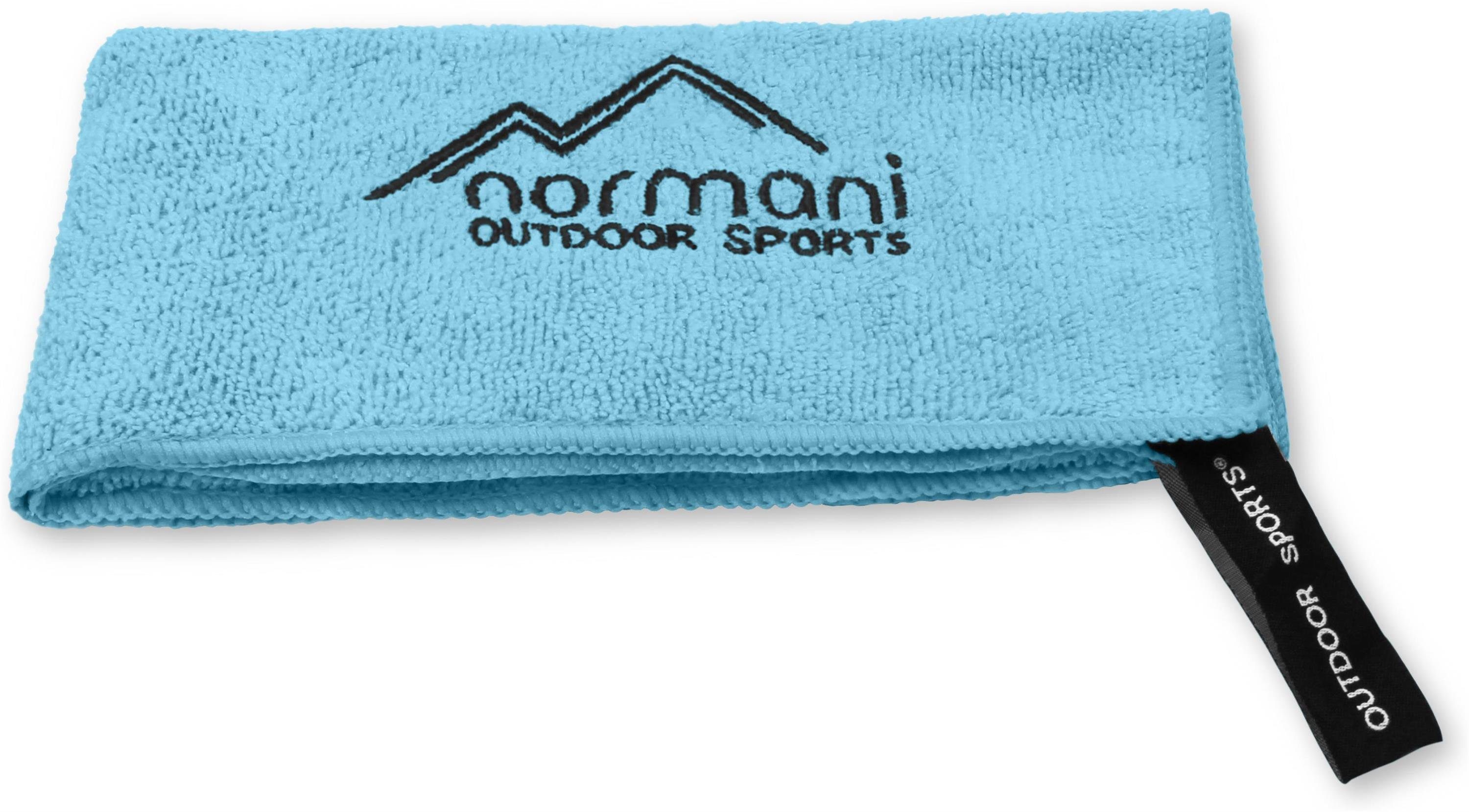 normani Reisehandtuch Mikrofaserhandtuch 40x40 Terry, Polyester Blau