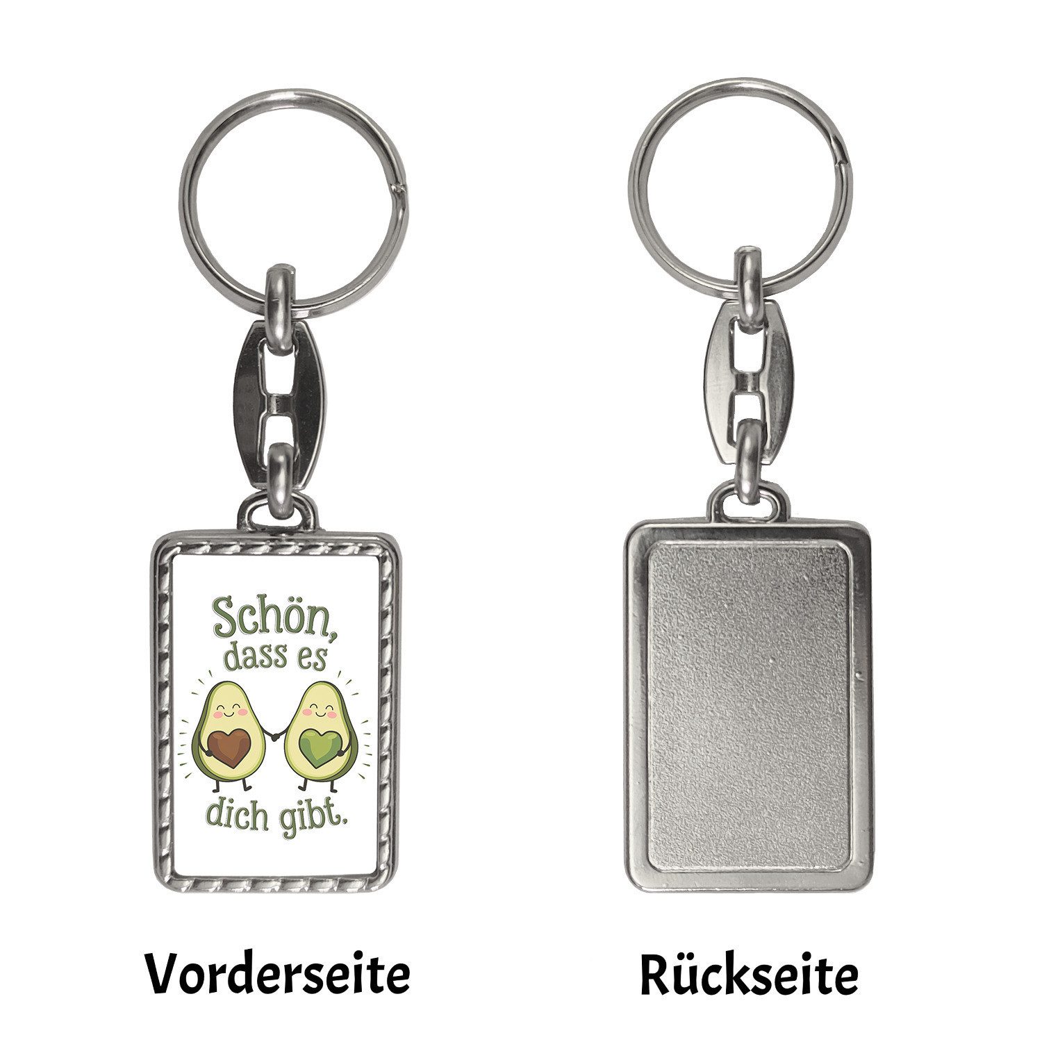 speecheese Schlüsselanhänger Avocado Herzkerne Schlüsselanhänger mit günstig online kaufen