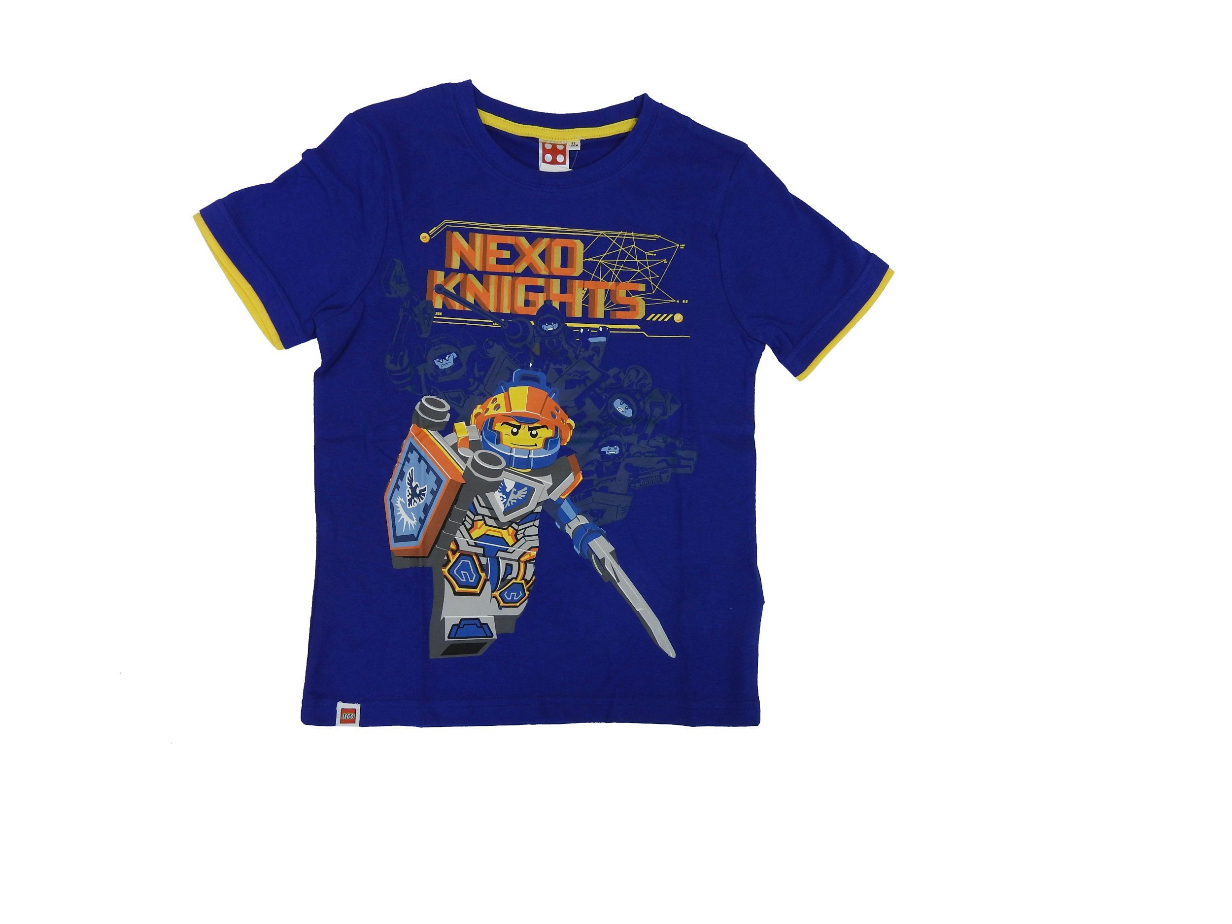 LEGO® Wear Kinder T-Shirt Kurzarmshirt Short Jungen Sleeve Ritter Blau