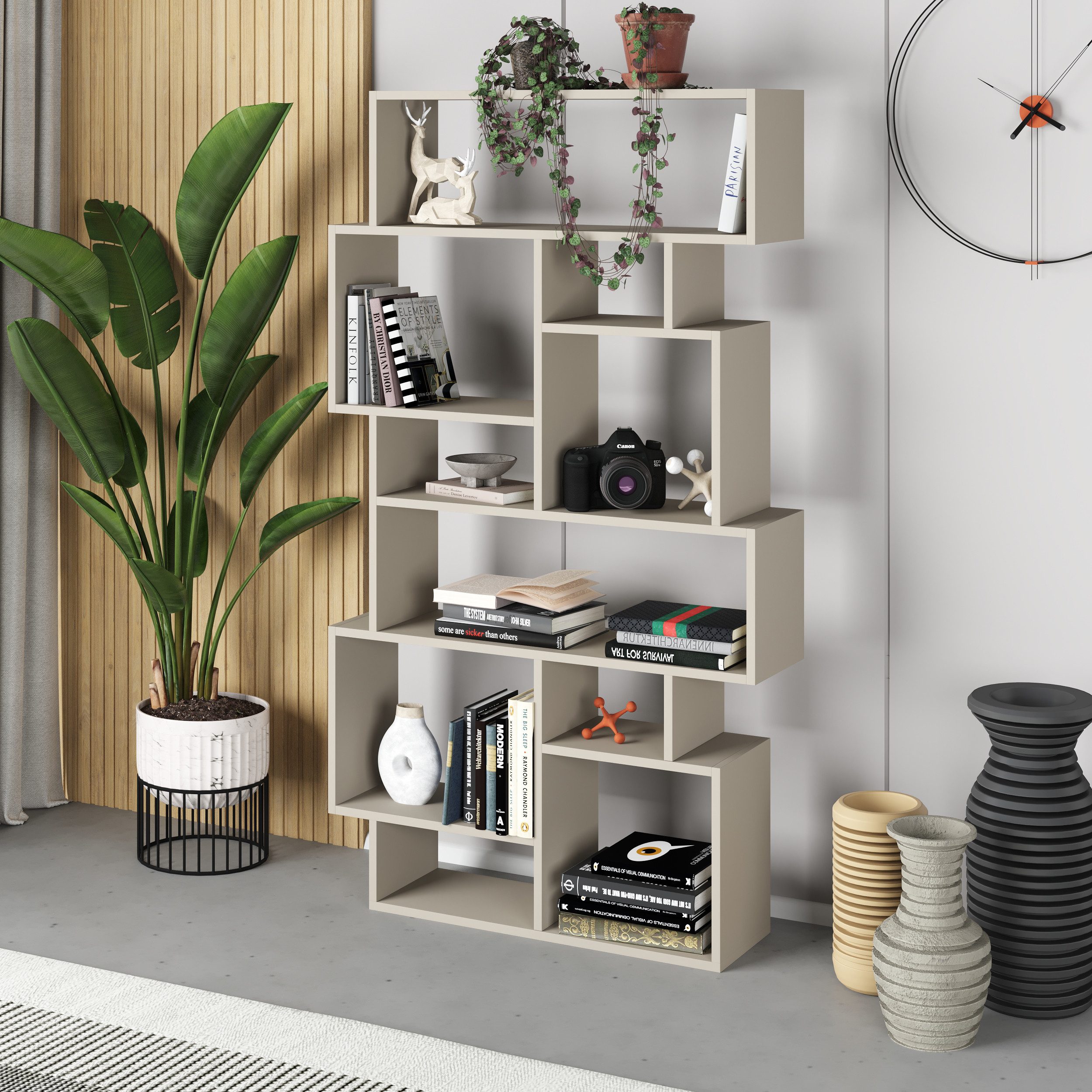 Decortie Bücherregal Karmato, Modernes Bücherregal Display Unit, 96 x 25,5 günstig online kaufen