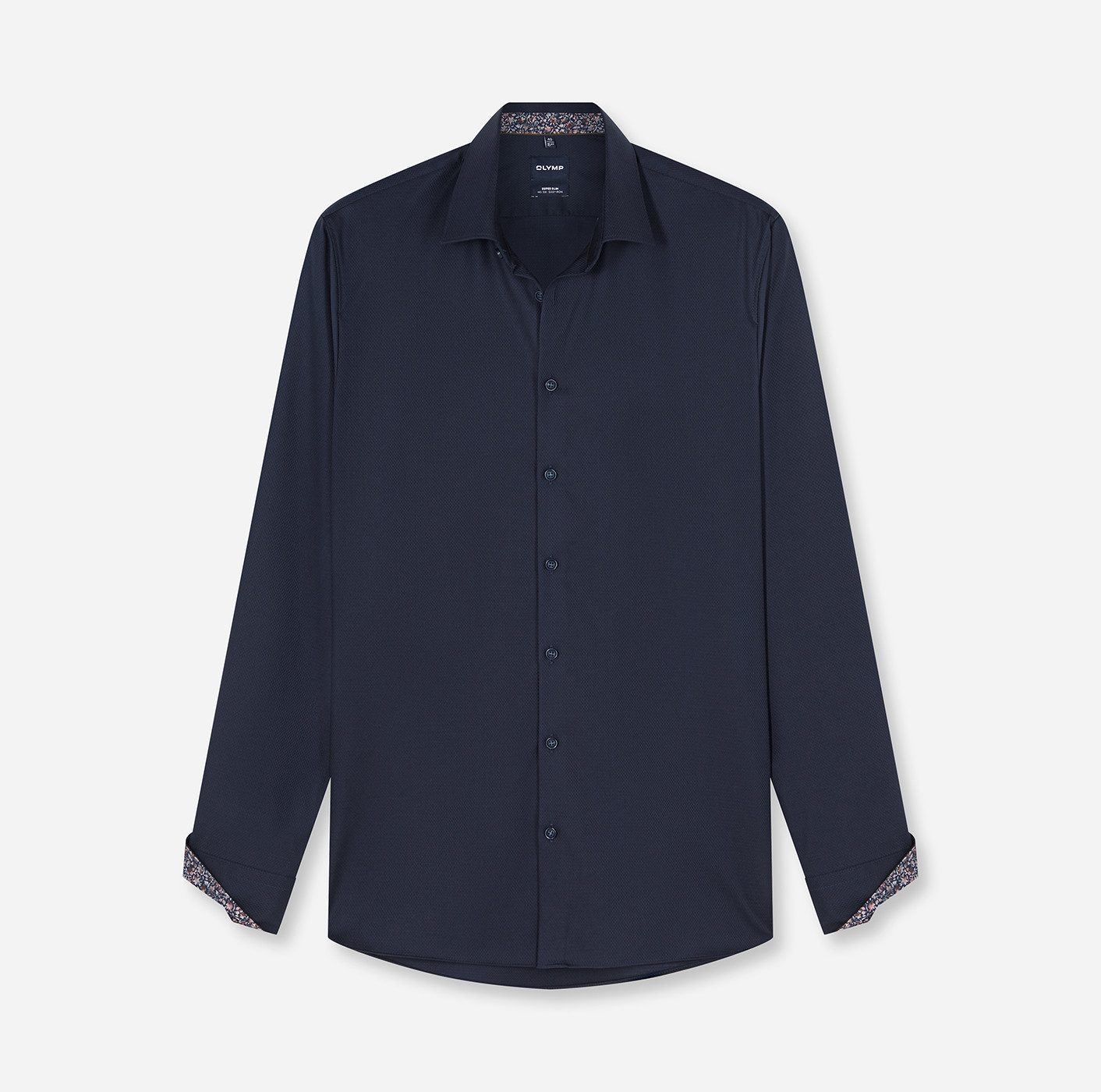 OLYMP Langarmhemd No. Six Businesshemd, Kentkragen, Super Slim