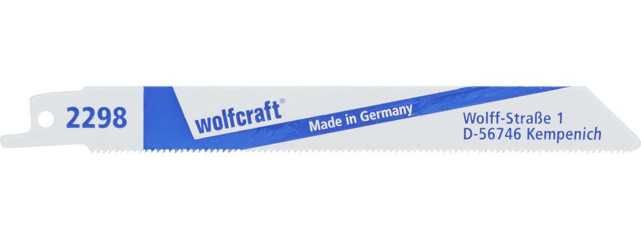 Wolfcraft Säbelsägeblatt Wolfcraft Säbelsägeblatt-Set 130 mm HM 2 Stück