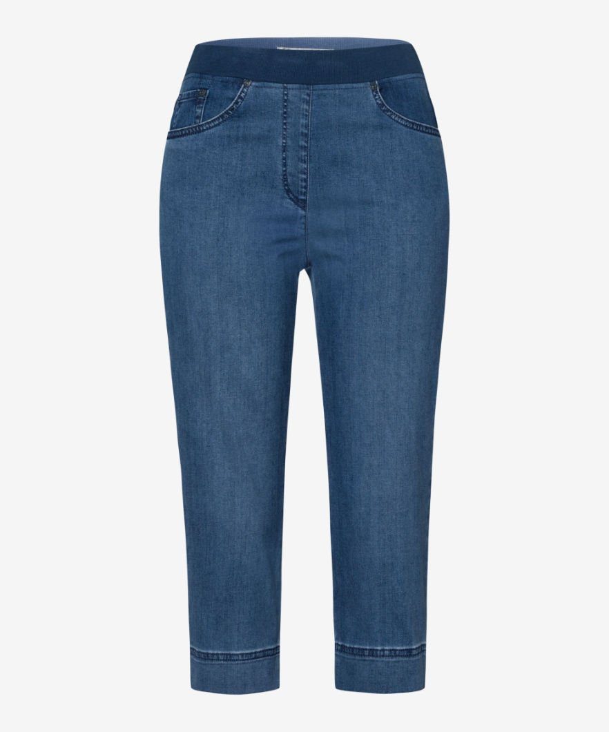 RAPHAELA by BRAX 5-Pocket-Jeans Style CAPRI PAMINA blau