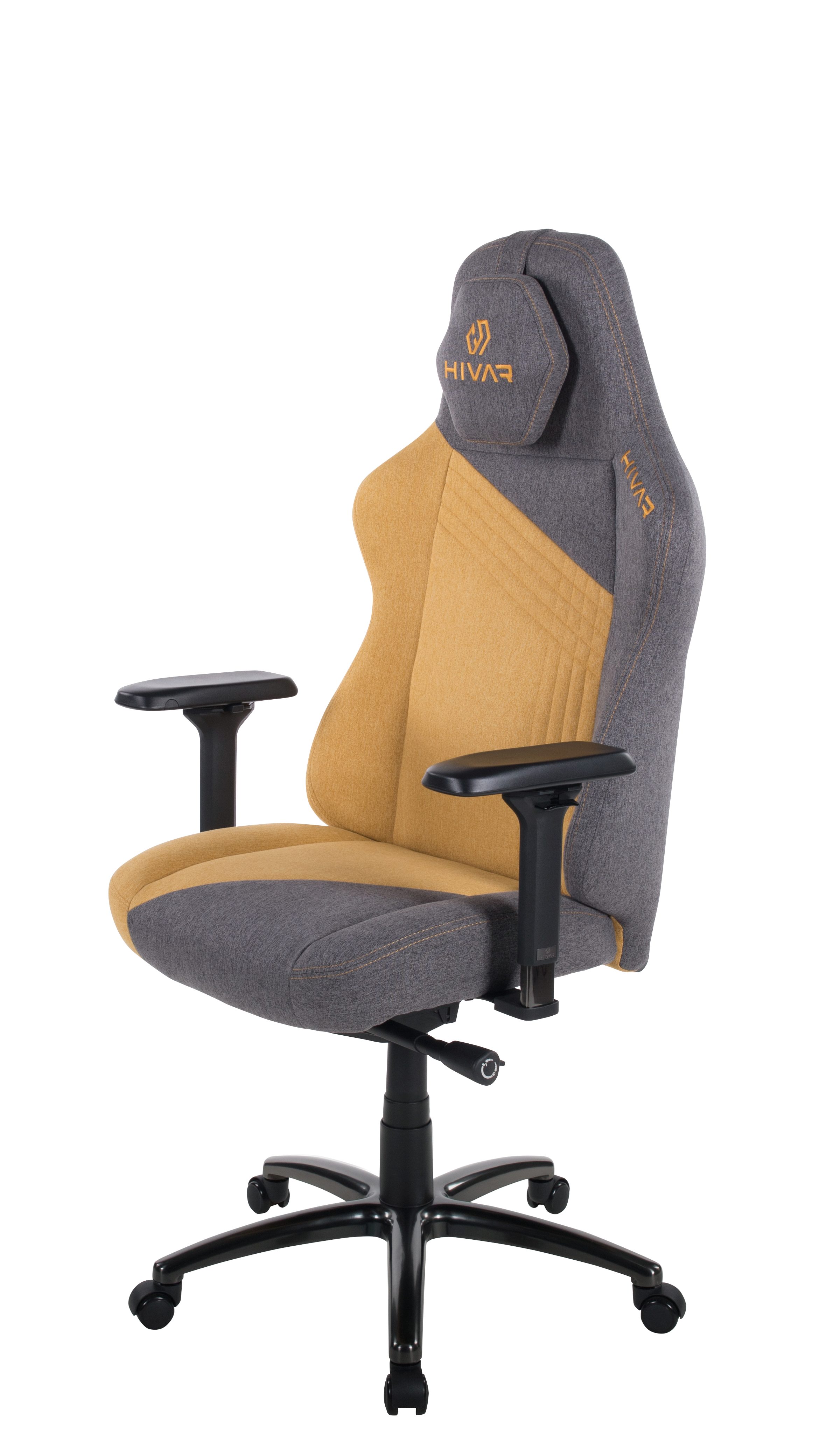 HIVAR Gaming-Stuhl SKYLAR SUN XL, geprüft, kg Fußkreuz: Sitztiefenverstellung, 150 Belastbarkeit TÜV Obsidian
