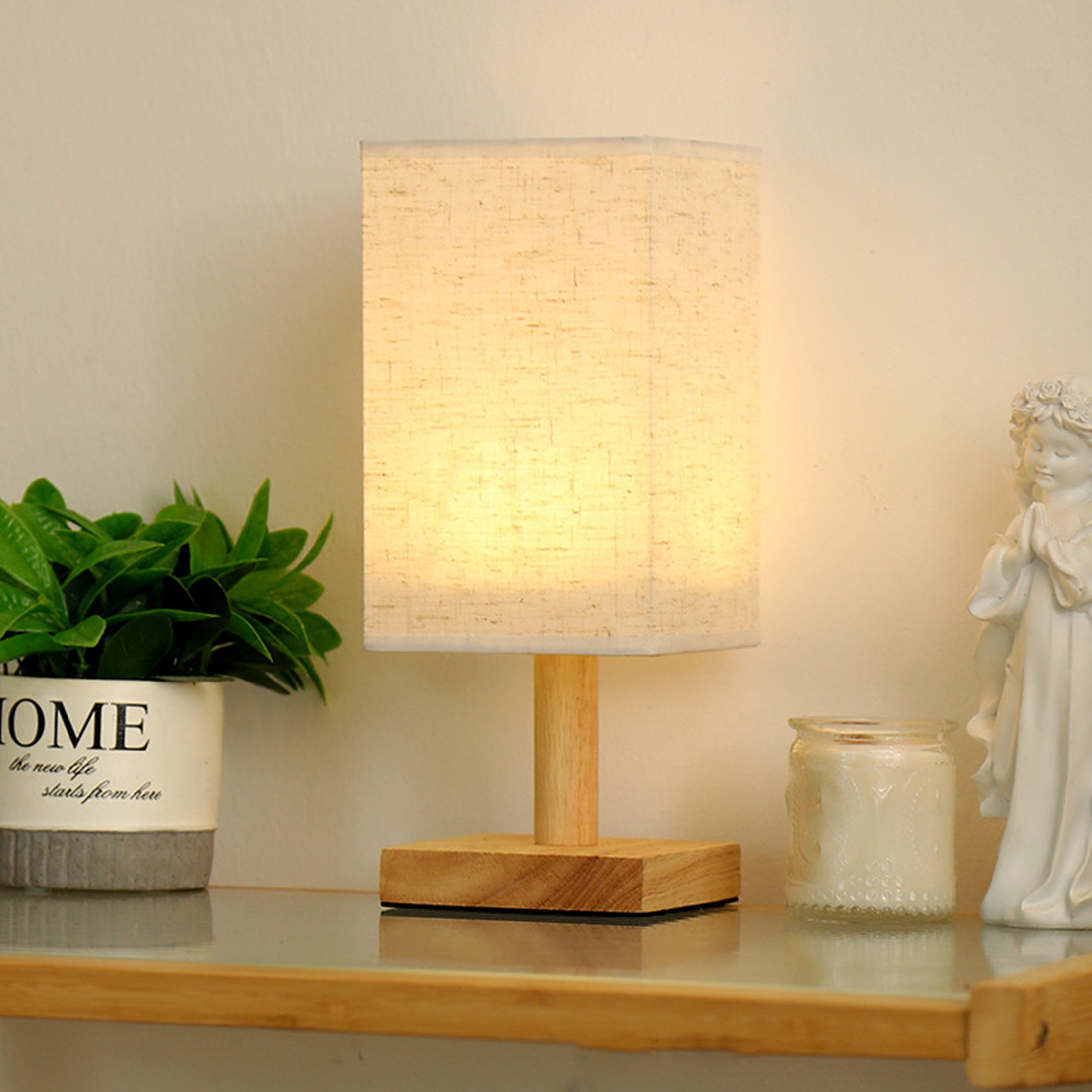 Masbekte Nachttischlampe mit Fernbedienung, 3 Lichtmodi, günstig online kaufen