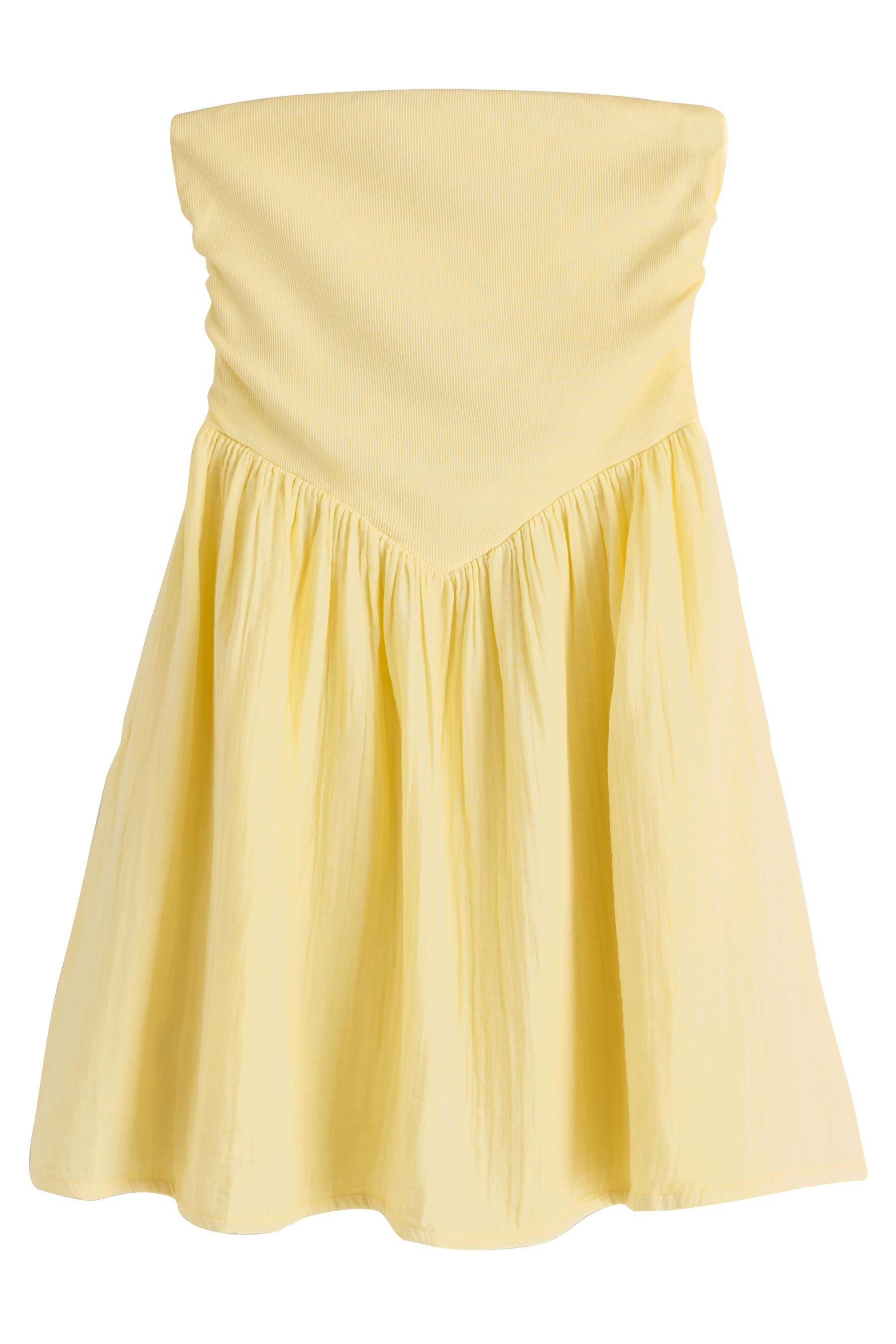 Next Jerseykleid Sommerliches Bandeau-Minikleid aus Jerseygewebe (1-tlg)