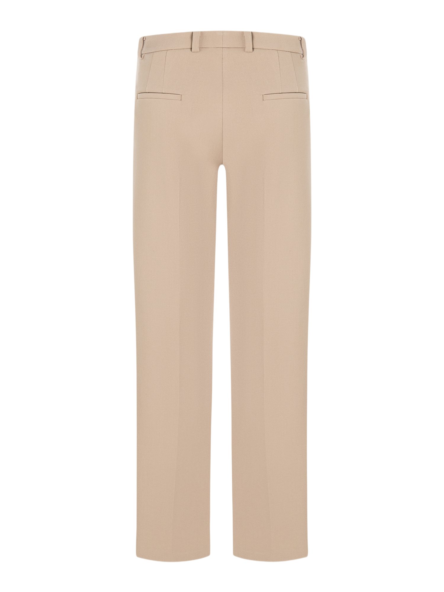 Cambio Stoffhose natur, Basic, Polyester, Unifarben, Gerade, Hoch