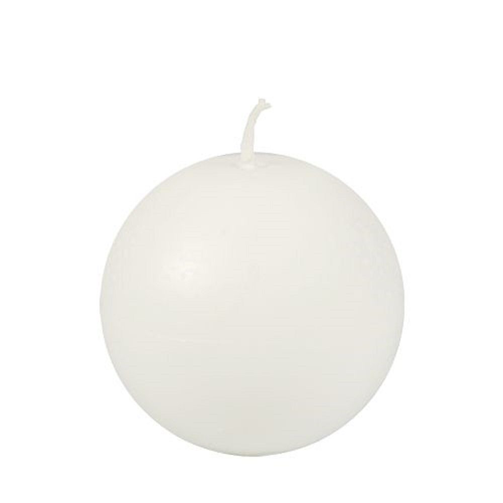 PAPSTAR GmbH Stumpenkerze PAPSTAR 81488 Kugelkerze Stearin 8cm weiß - 12er P