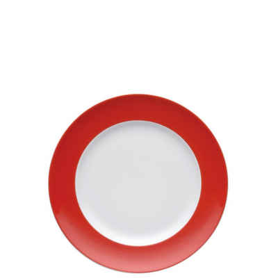 Thomas Porzellan Frühstücksteller Frühstücksteller 22 cm - SUNNY DAY New Red - 1 Stück, (1 St), Porzellan, spülmaschinenfest und mikrowellengeeignet