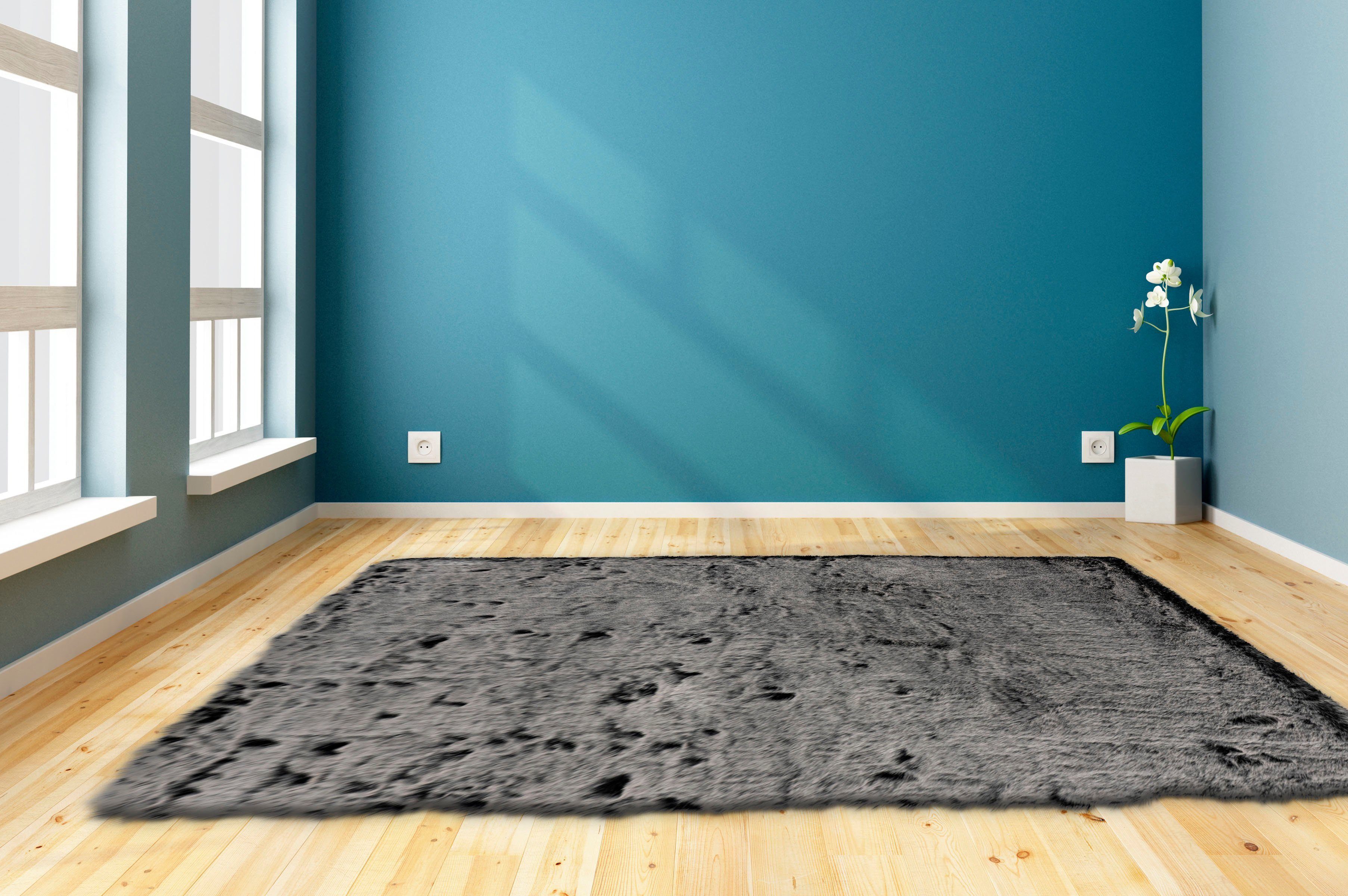 Hochflor-Teppich »Aysu«, Leonique, rechteckig, Höhe 52 mm, kuschelig, Wohnzimmer-kaufen