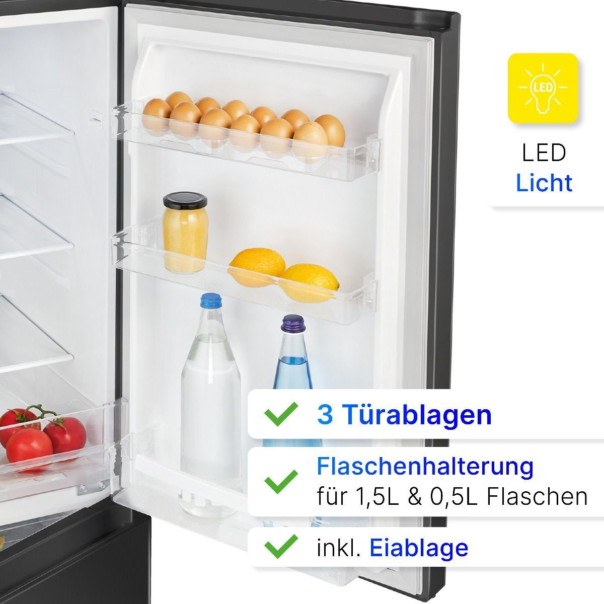 BOMANN Kühl-/Gefrierkombination KG 322.1, 4 Sterne-Gefrierfach