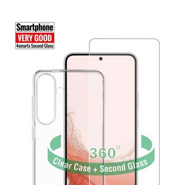 4smarts Handyhülle 360° Protection Set für Samsung Galaxy S24, Rundumschutz, Backcover, Displayschutz, stoßfest, passgenau