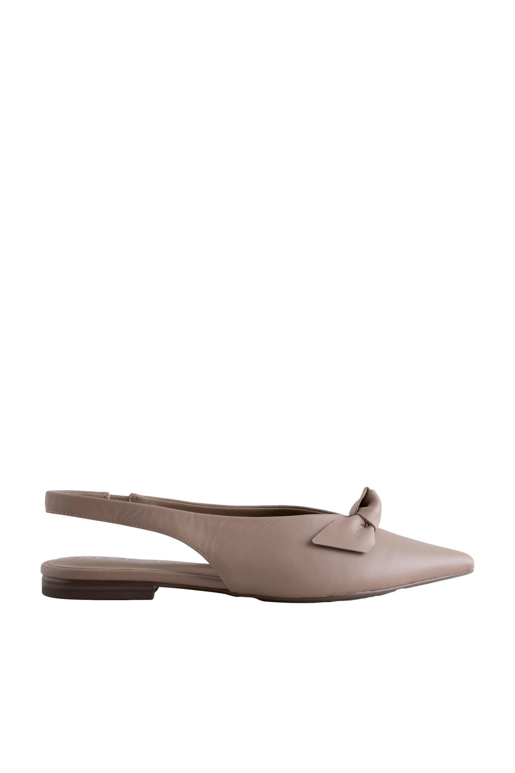 Forever Comfort® flache Slingbacks aus Leder Slingsandale