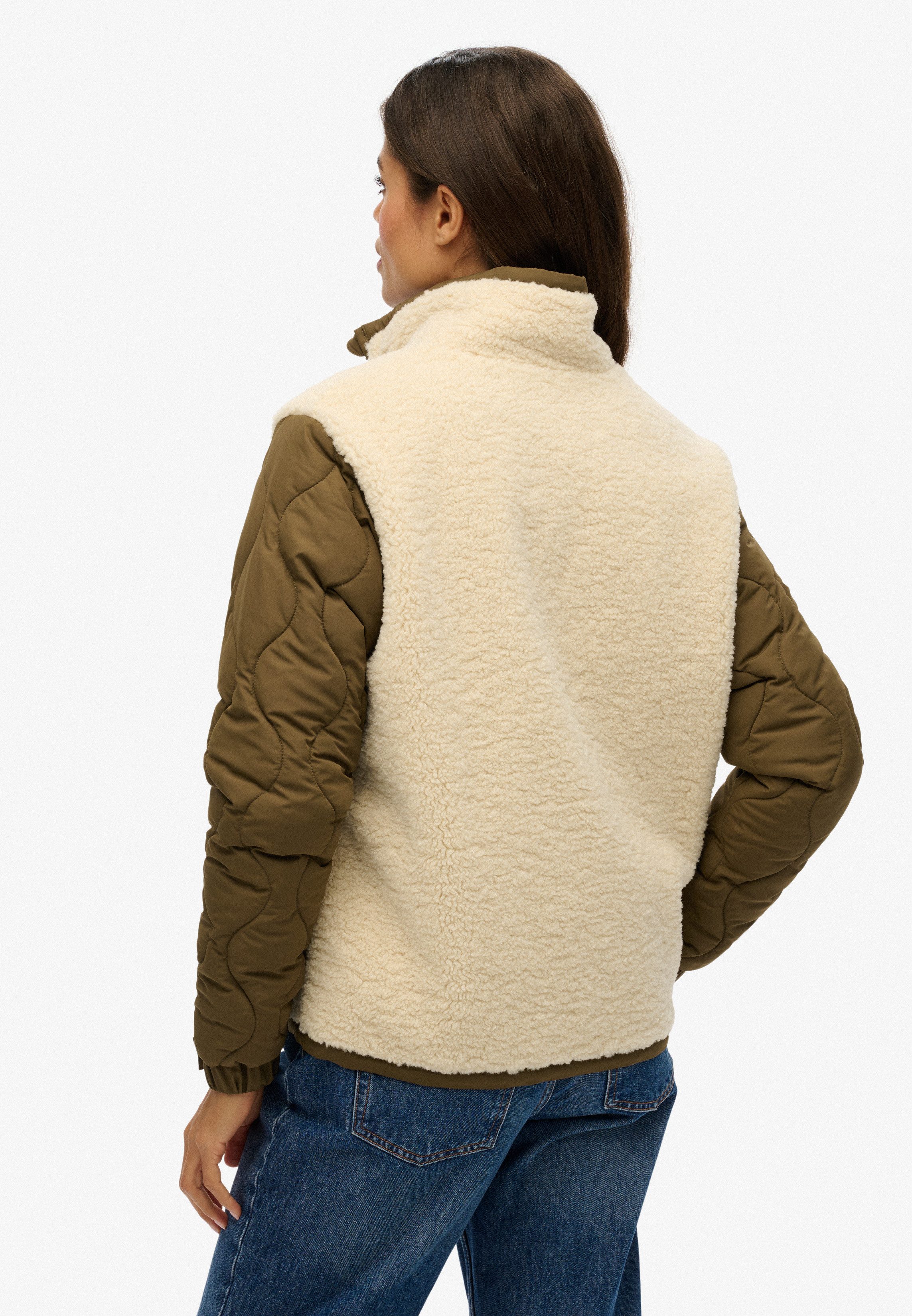 Superdry Parka FLEECE HYBRID JACKET