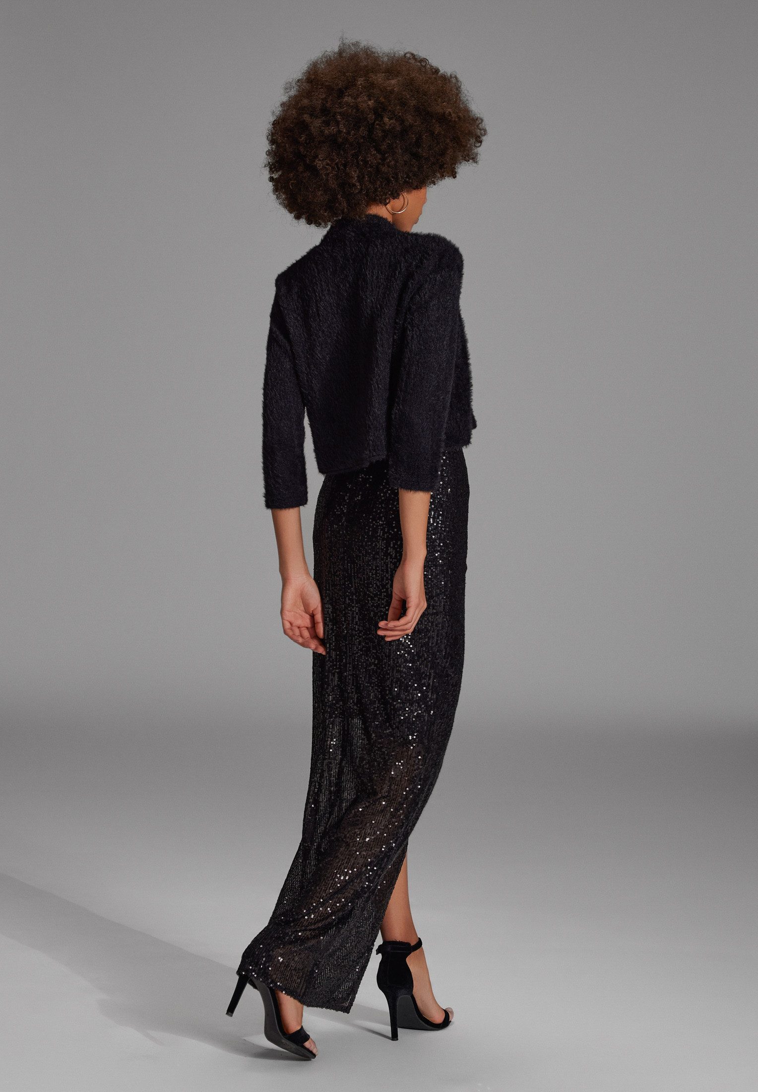 SWING Maxikleid Taillierter Schnitt günstig online kaufen