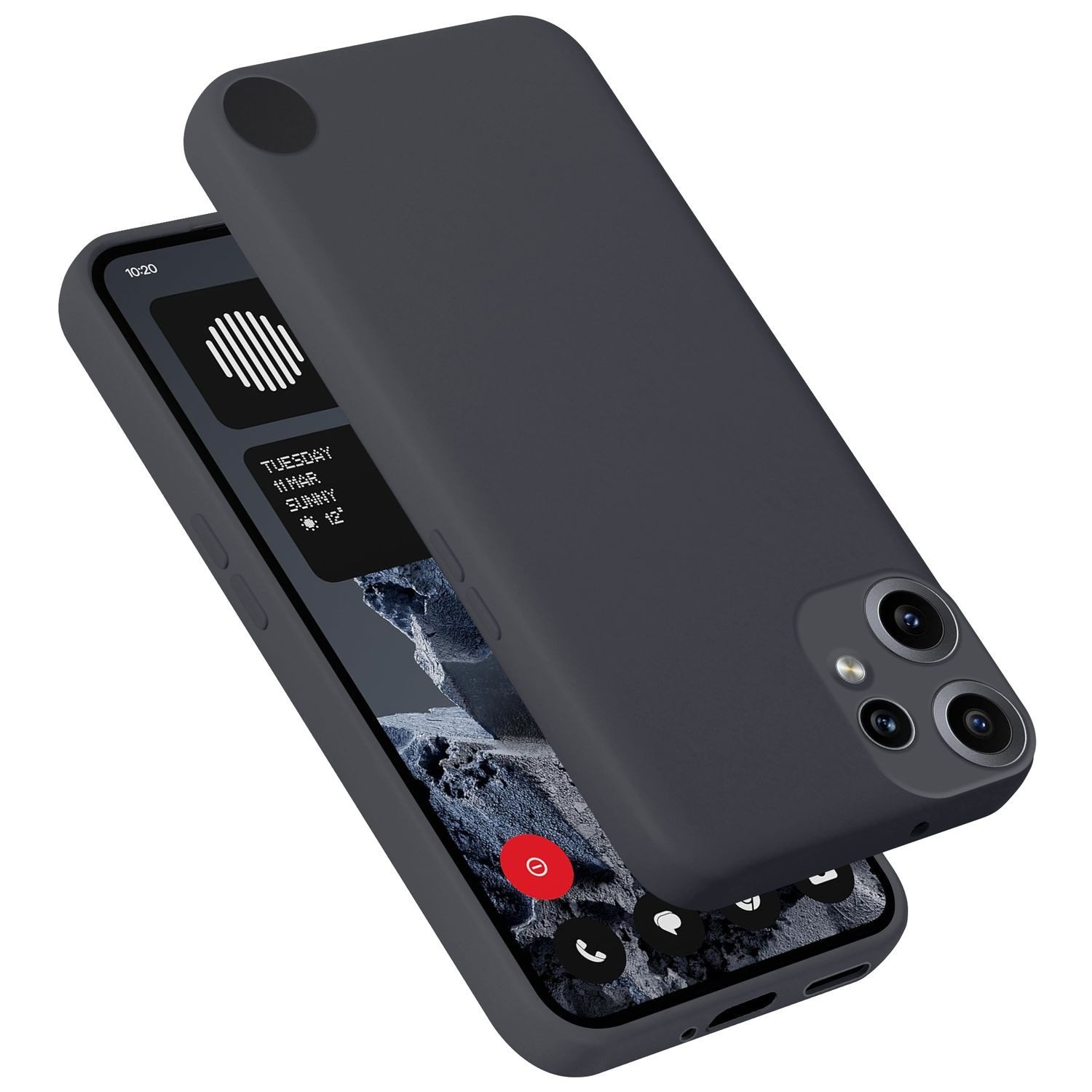 Cadorabo Handyhülle für Nothing Phone 2 Pro Hülle Nothing Phone 2 Pro, Hülle TPU Silikon Schutzhülle Flexible Handyhülle Cover Case