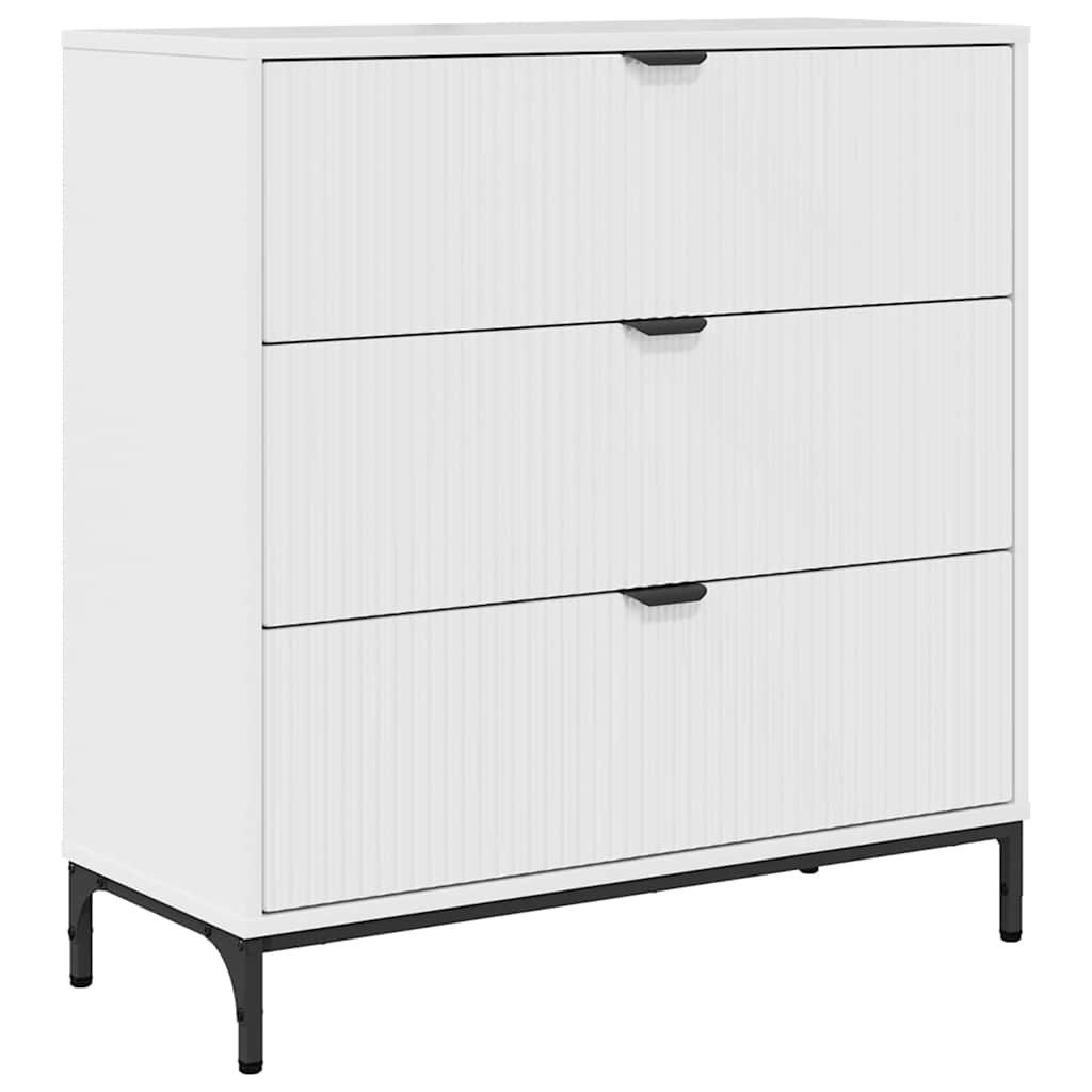 vidaXL Sideboard Sideboard Hochglanz-Weiß 79,5 x günstig online kaufen