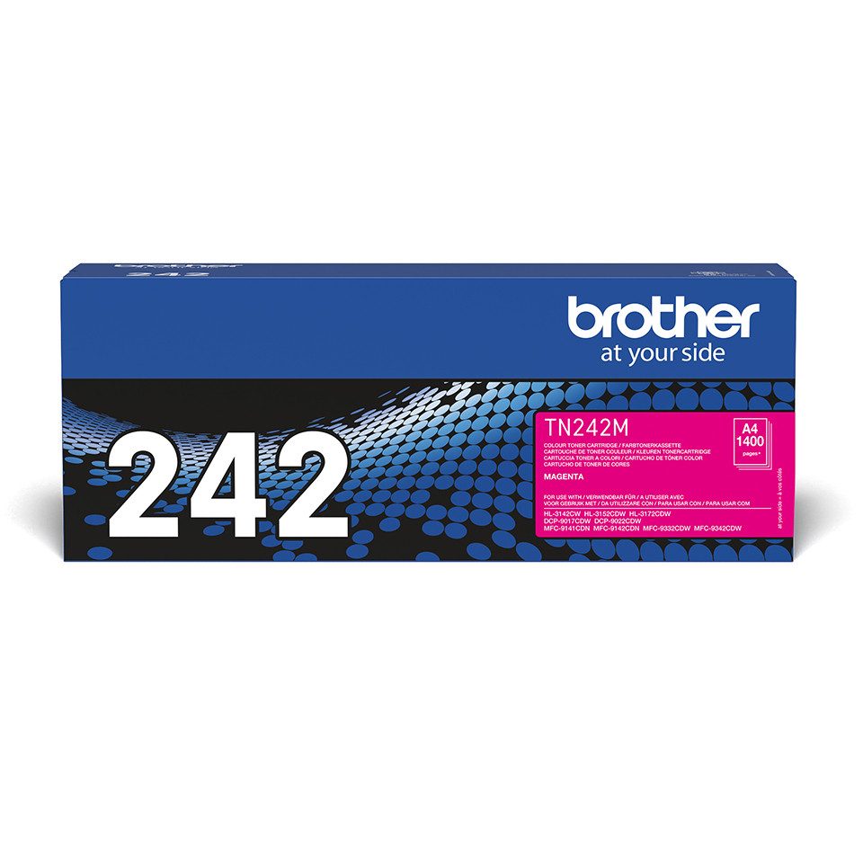 Brother Toner TN-242M Magenta (ca. 1400 Seiten) Tintenpatrone