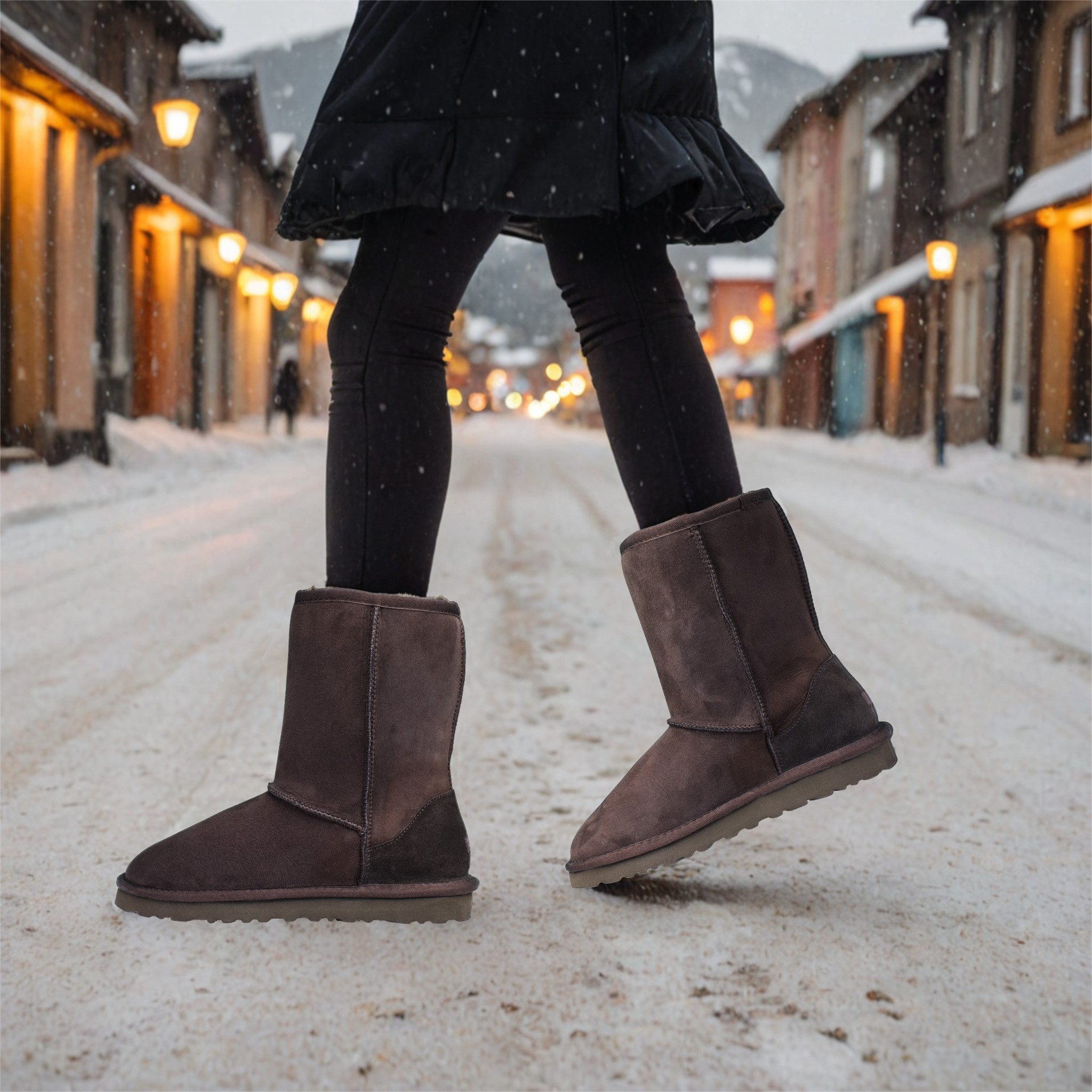 AvaMia Winterstiefel AMWB2401 Damenfellstiefel Damenwinterstiefel Fellstief günstig online kaufen