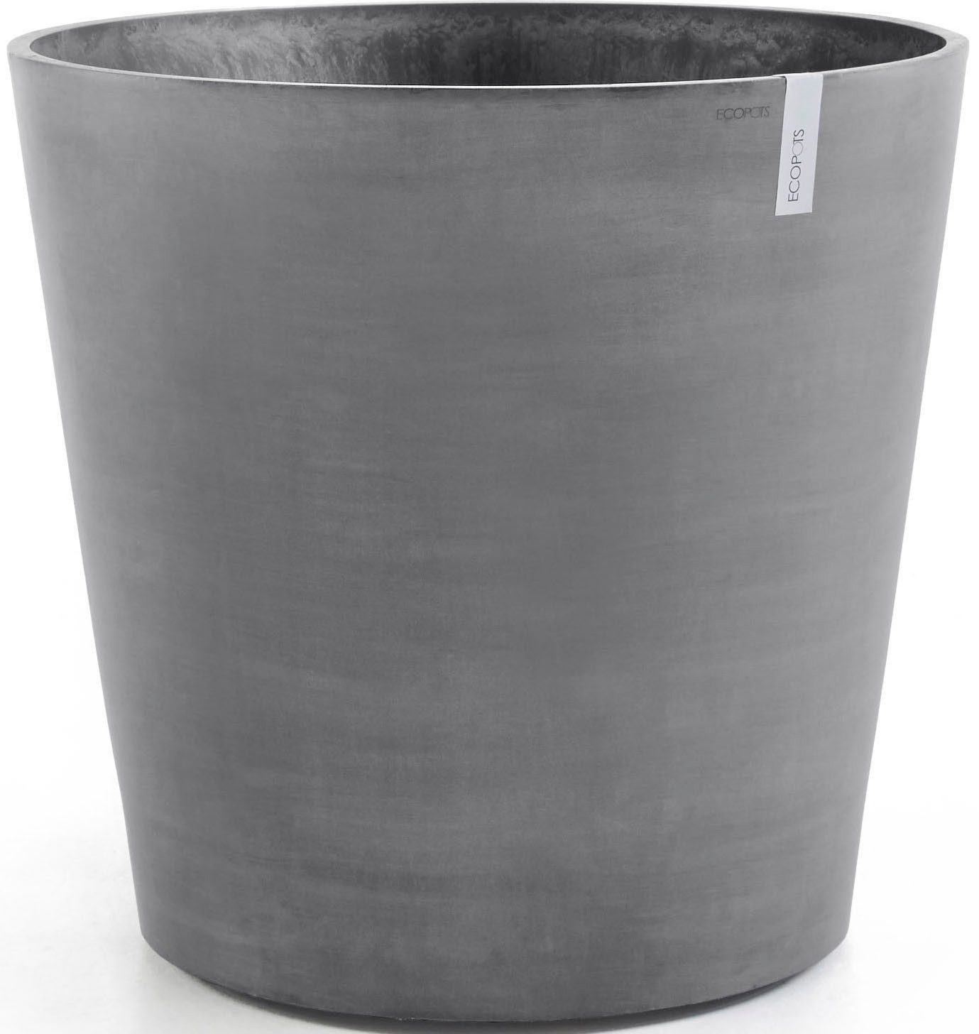 ECOPOTS Blumentopf AMSTERDAM WHEELS Grey, BxTxH: 60x60x56 cm
