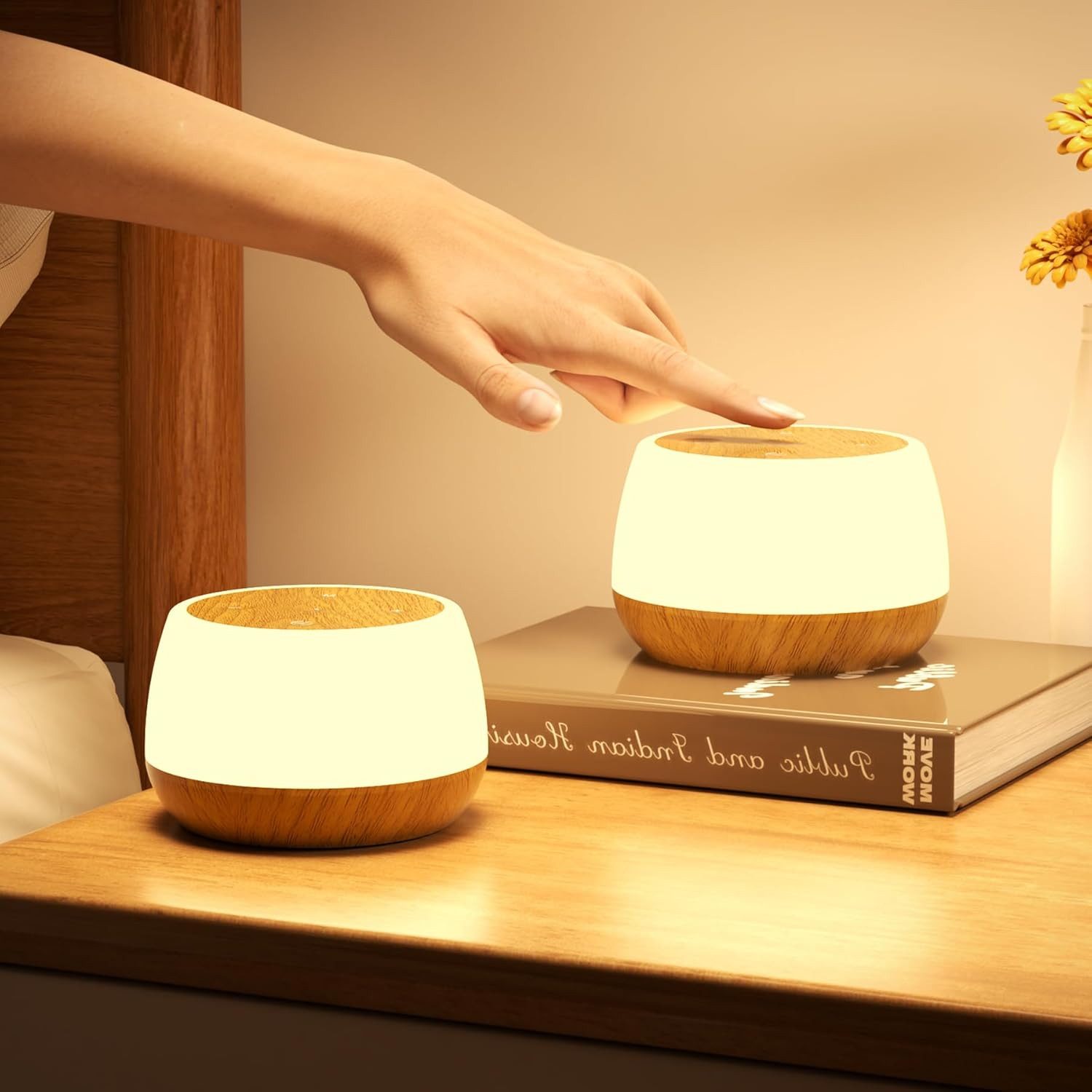 BlingBin LED Nachttischlampe Tischlampe Touch Dimmbar günstig online kaufen