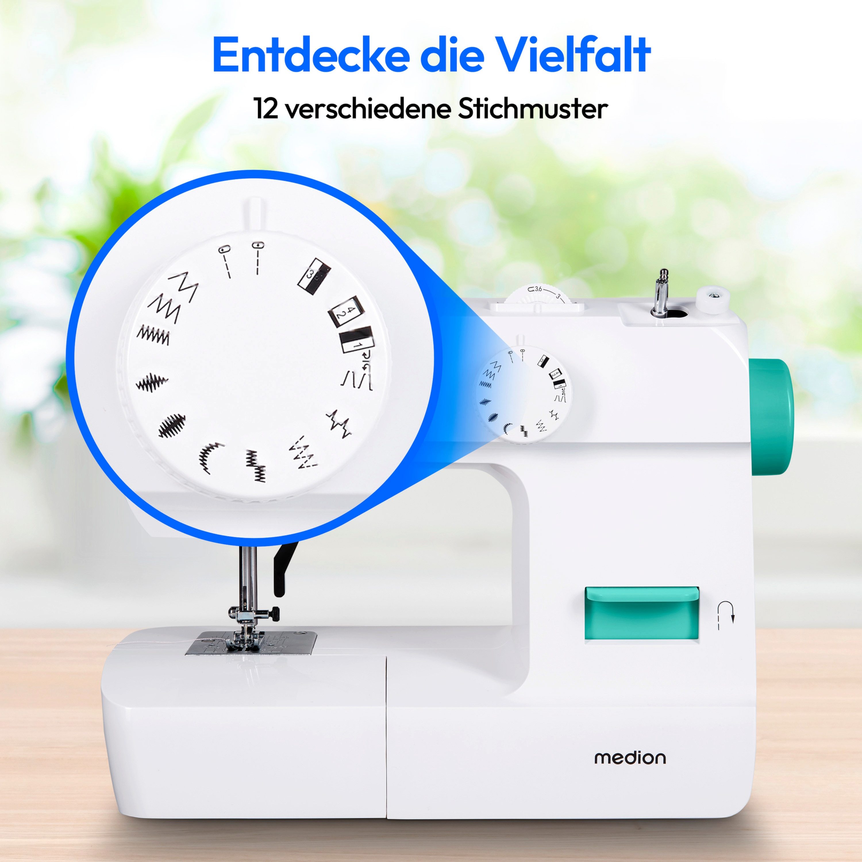 Medion® Nähmaschine Nähmaschine MEDION LIFE SM70 (MD 11179), SM70