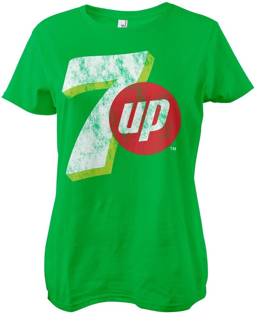 7Up T-Shirt Washed Logo Girly Tee