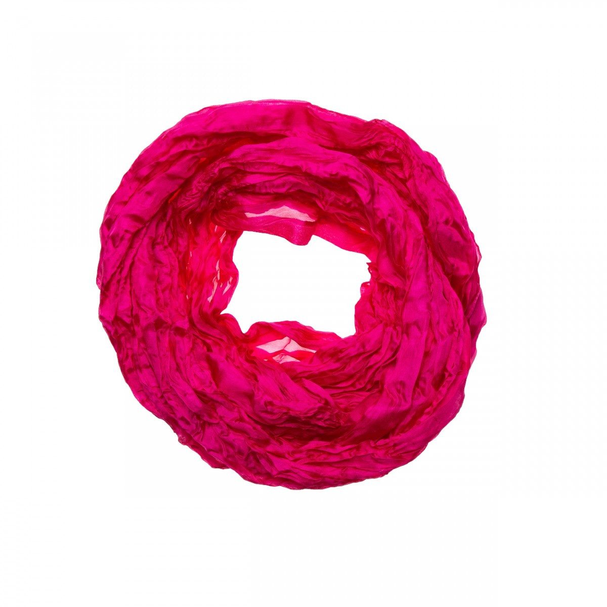 Silkroad Seidenschal Knitterschal Halstuch Schal Crashschal einfarbig